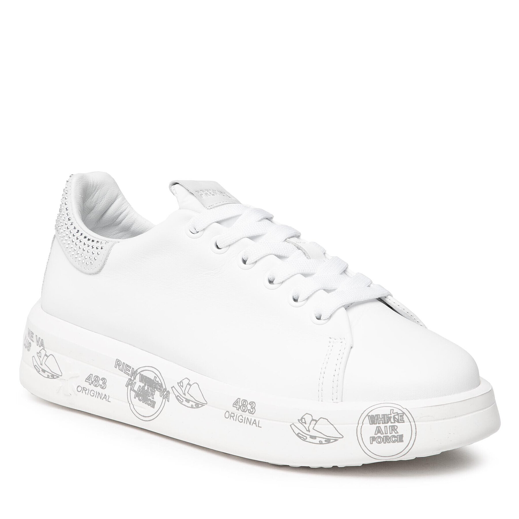 Premiata Сникърси Belle 5717 Бял - Pepit.bg