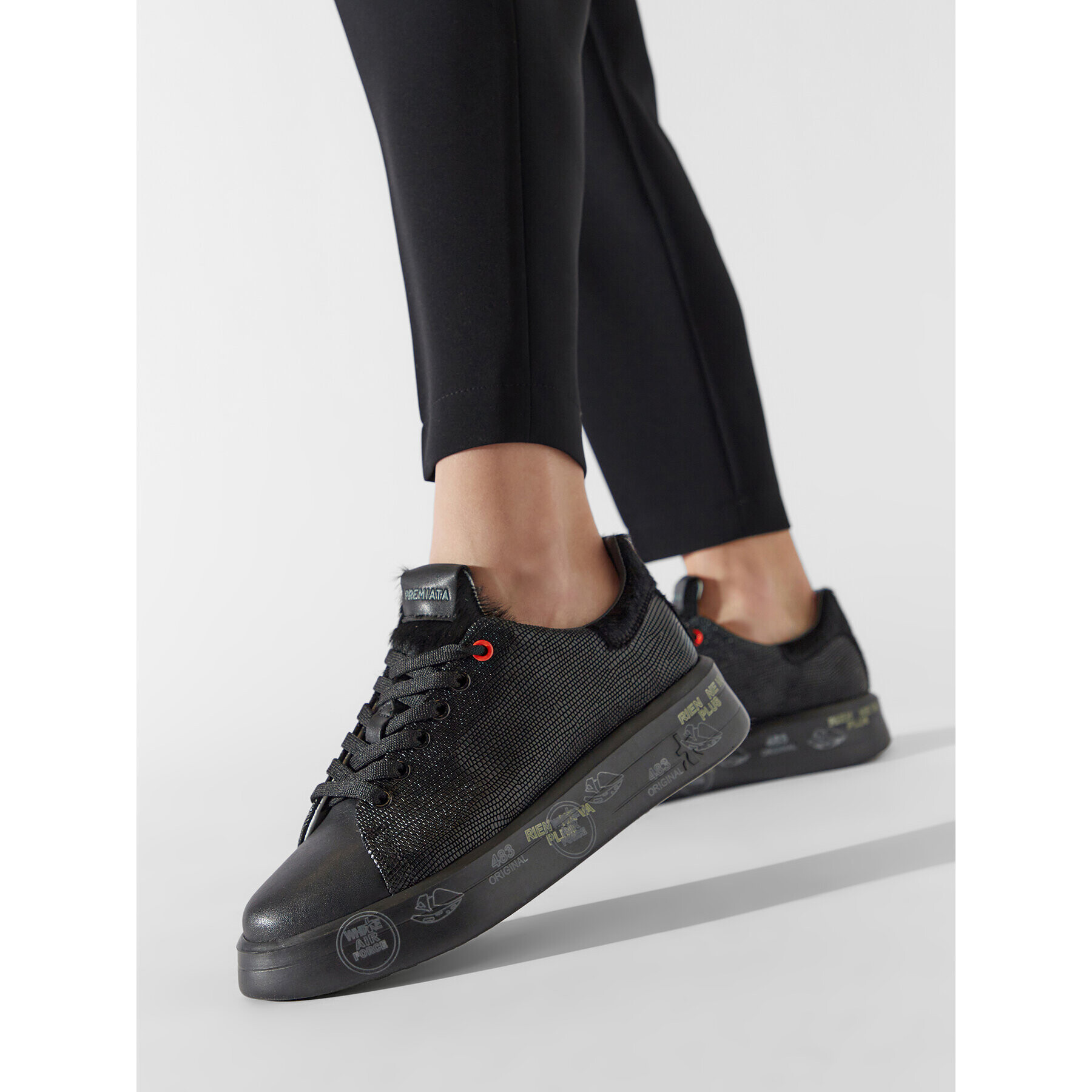 Premiata Сникърси Belle 5992 Черен - Pepit.bg