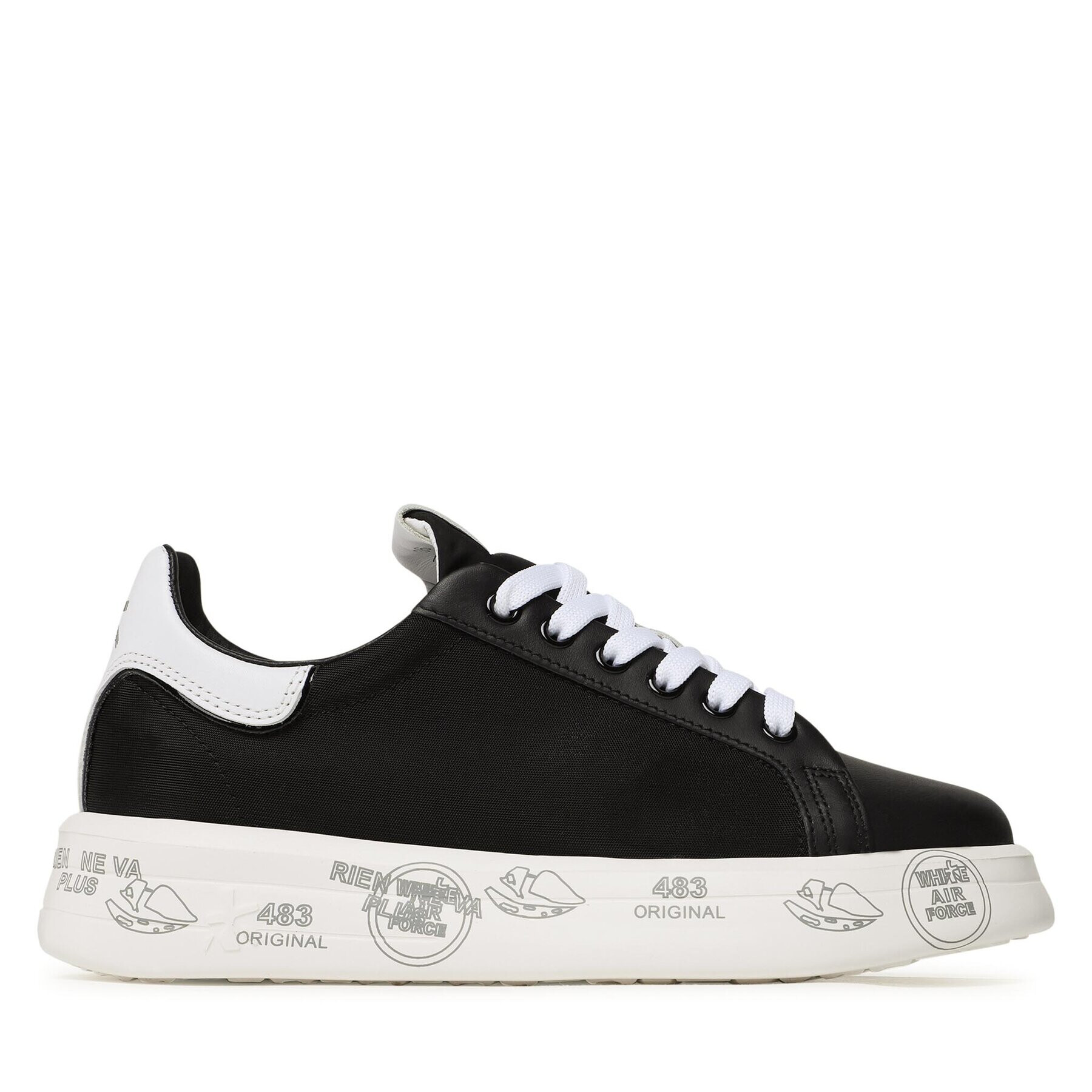 Premiata Сникърси Belle 6278 Черен - Pepit.bg