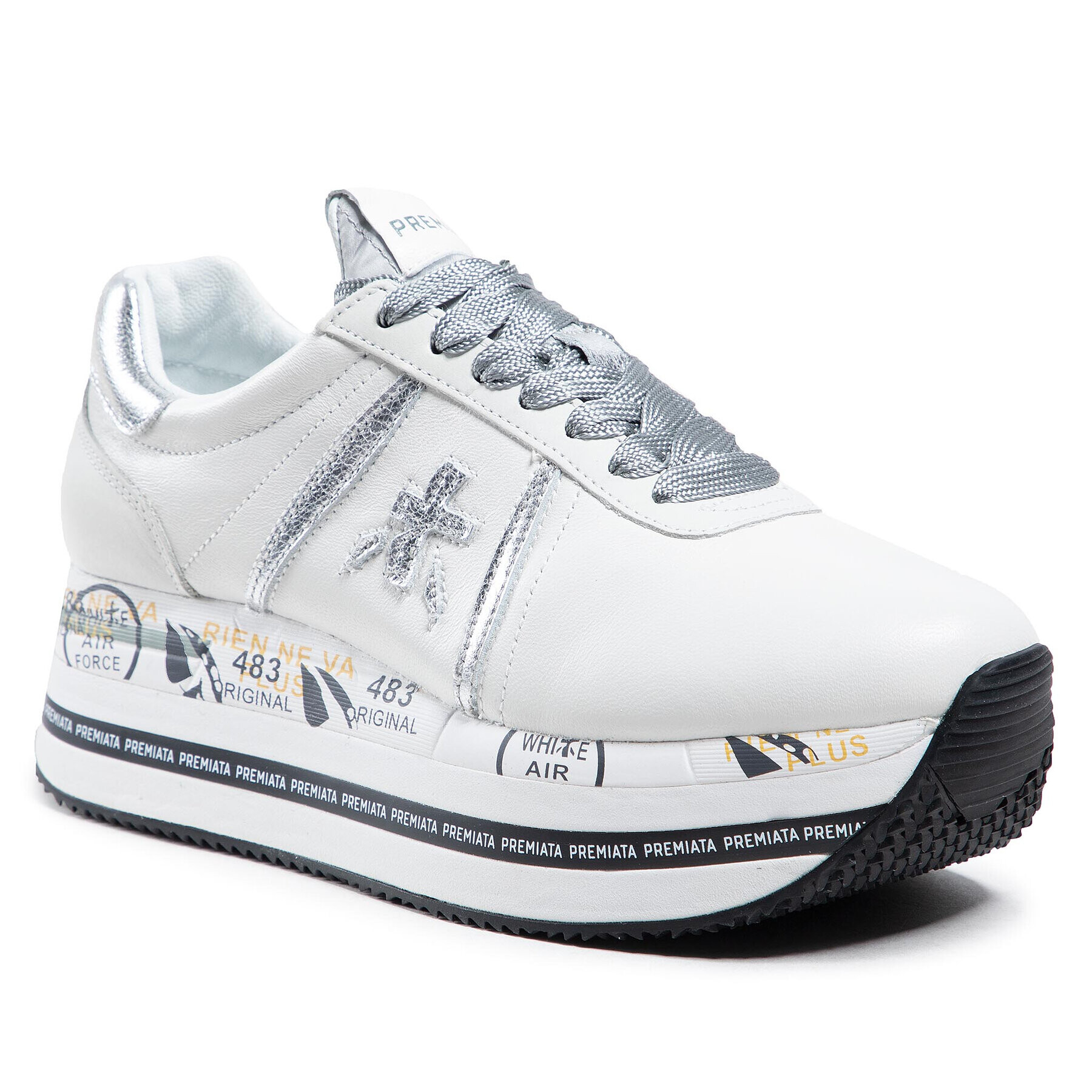 Premiata Сникърси Beth 4517 Бял - Pepit.bg