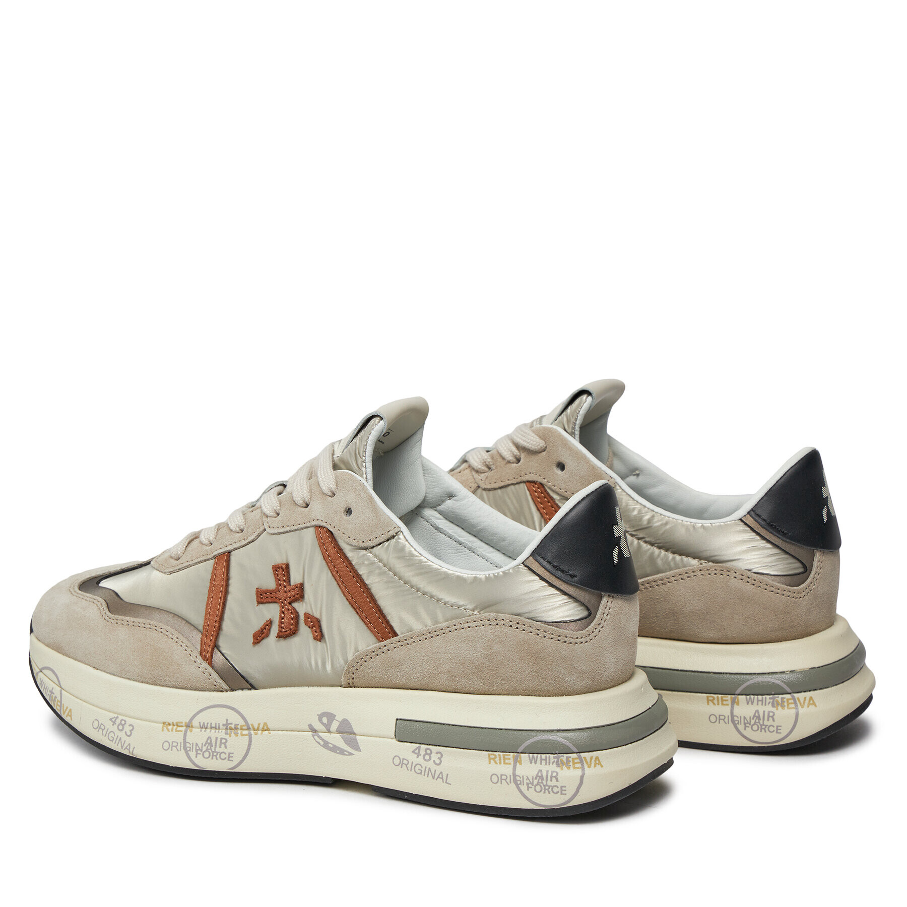 Premiata Сникърси Cassie 6470 Бежов - Pepit.bg