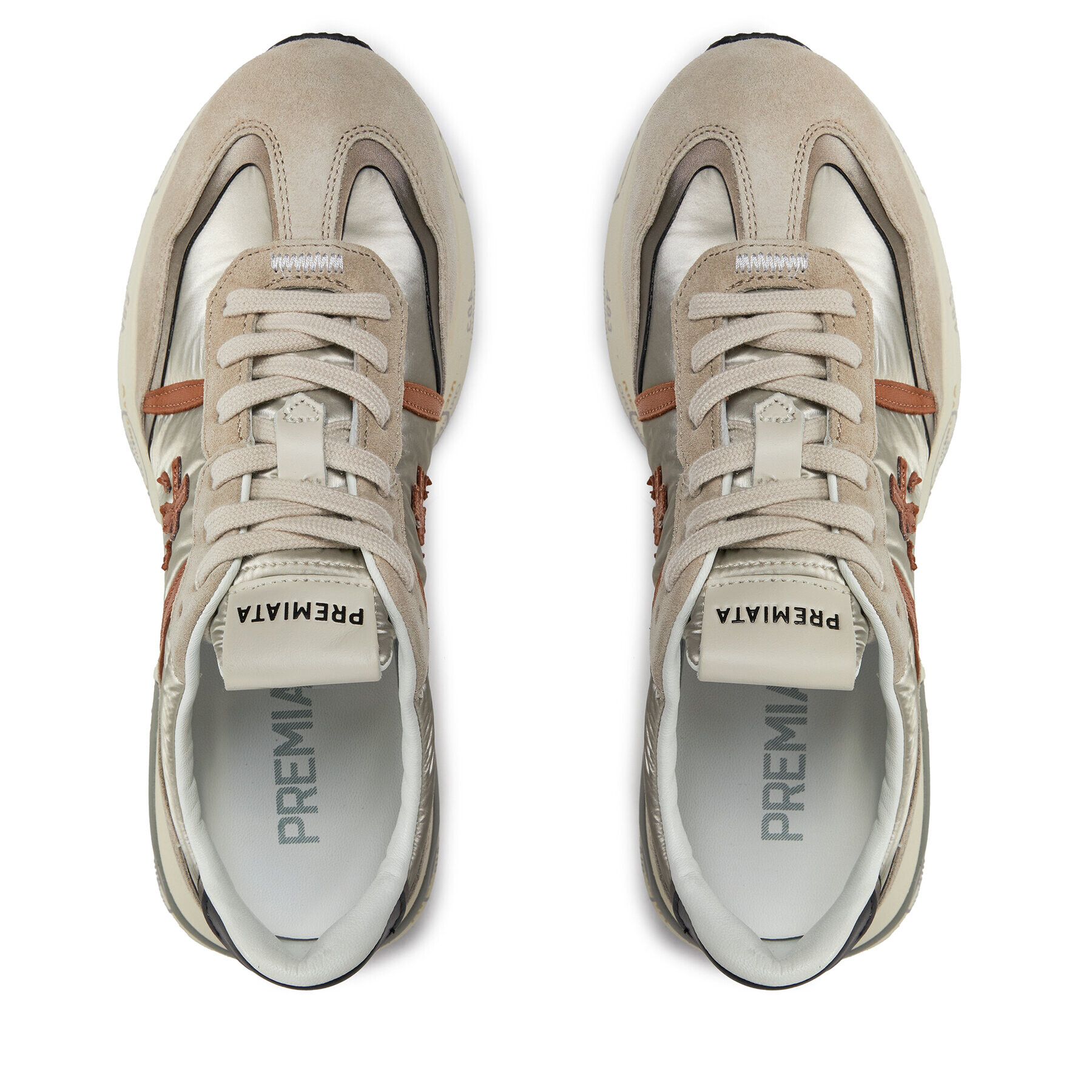 Premiata Сникърси Cassie 6470 Бежов - Pepit.bg