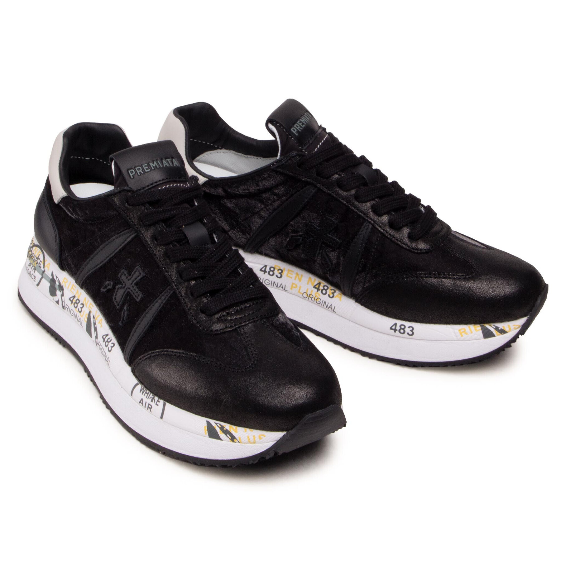 Premiata Сникърси Conny 4821 Черен - Pepit.bg