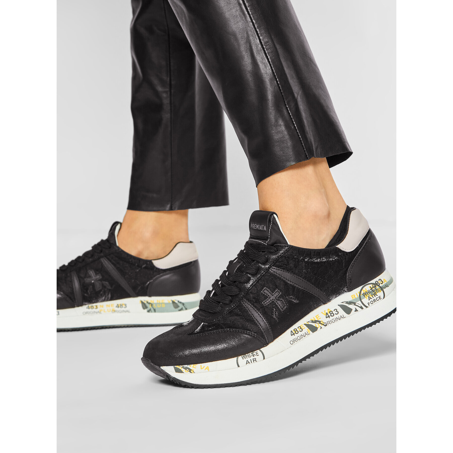 Premiata Сникърси Conny 4821 Черен - Pepit.bg