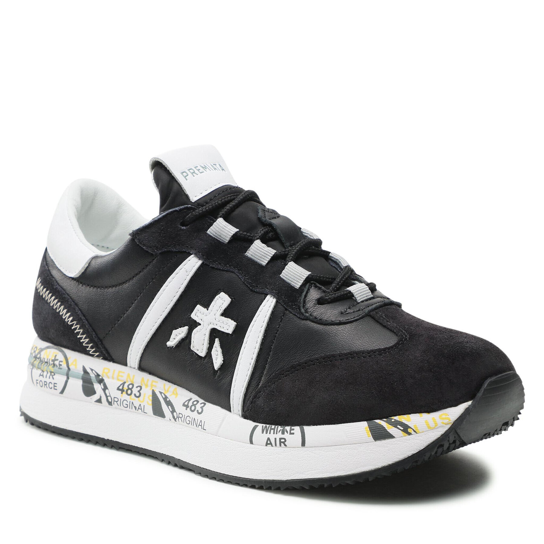 Premiata Сникърси Conny 5204 Черен - Pepit.bg