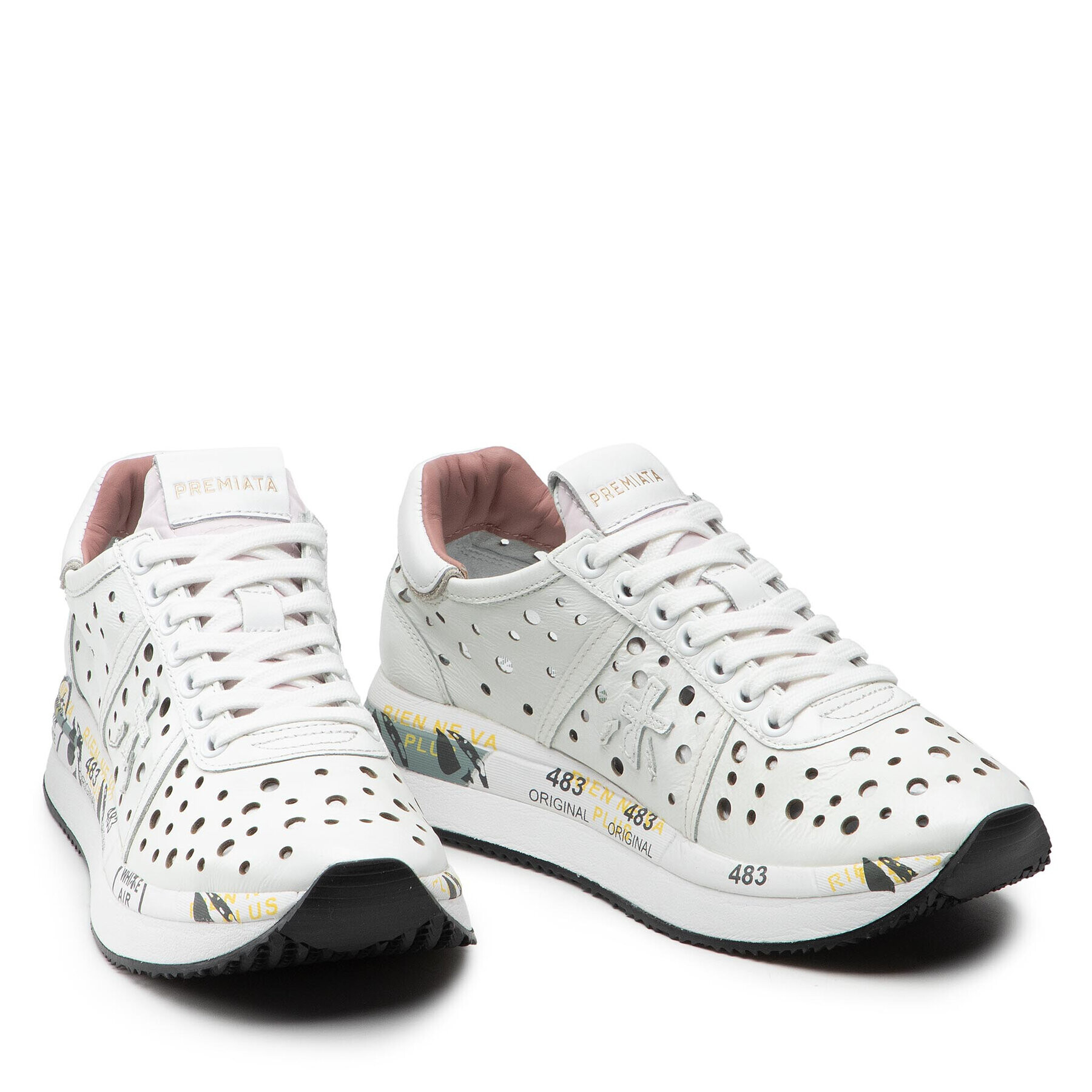 Premiata Сникърси Conny 5640 Бял - Pepit.bg