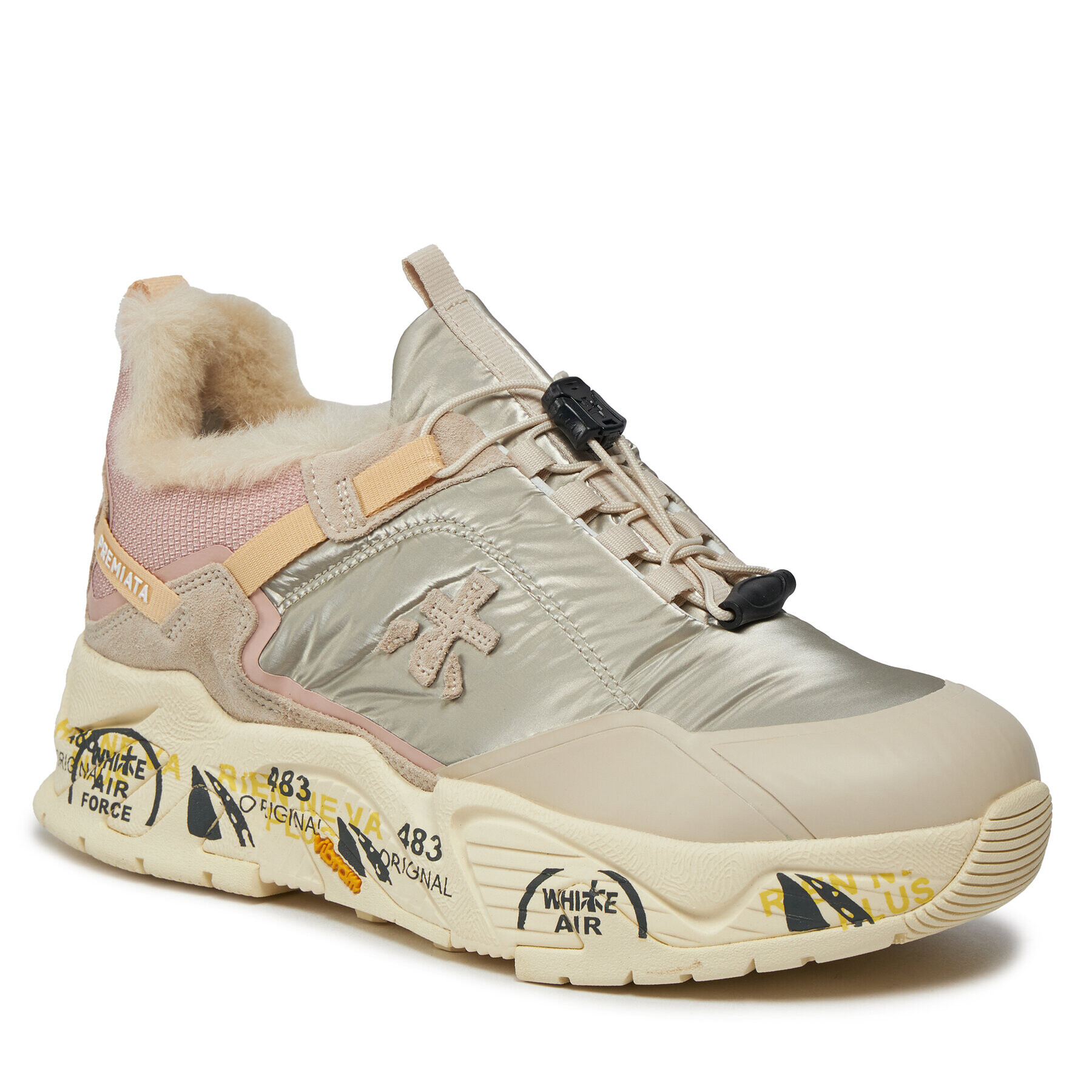 Premiata Сникърси Crossd 330M Бежов - Pepit.bg