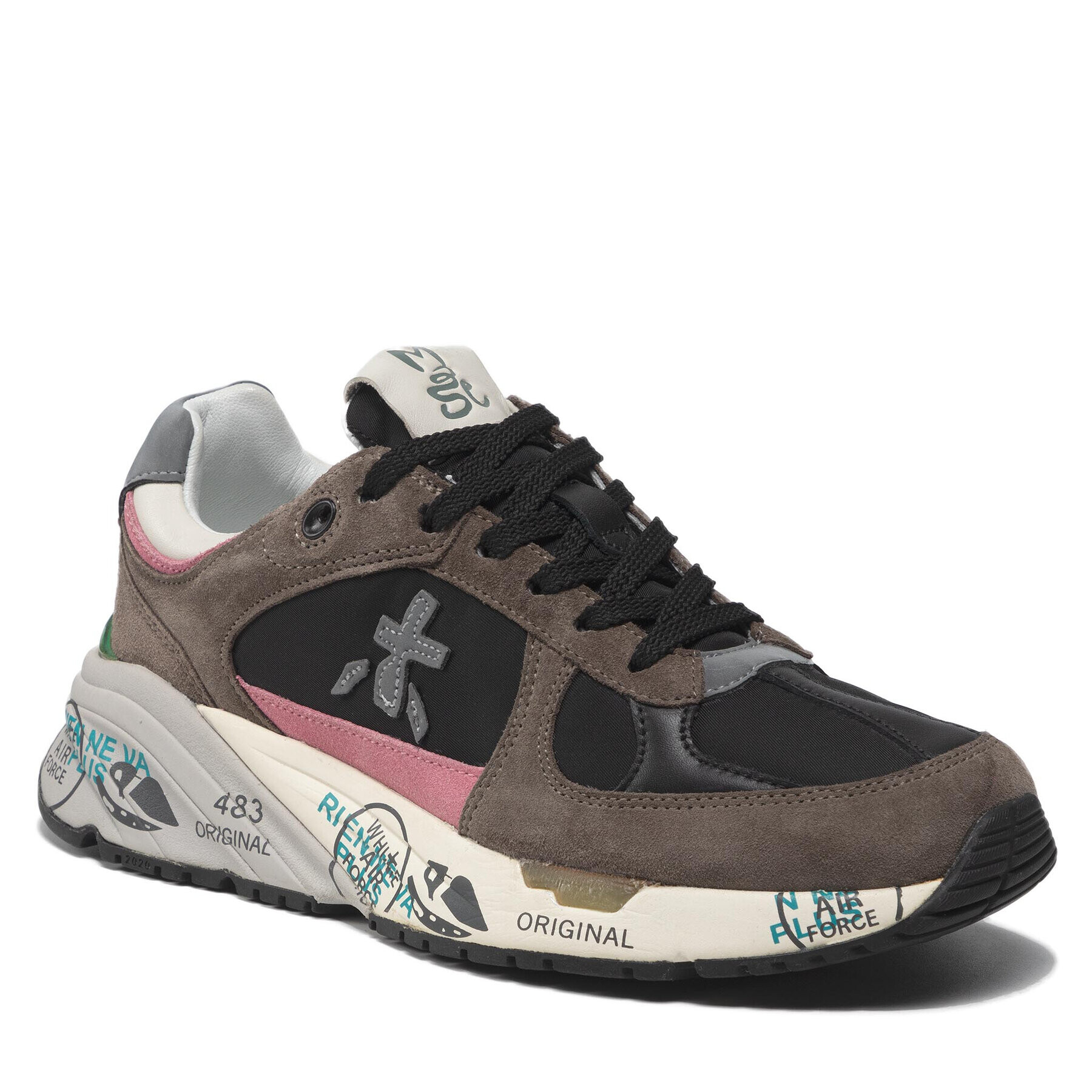 Premiata Сникърси Mased 5535 Черен - Pepit.bg