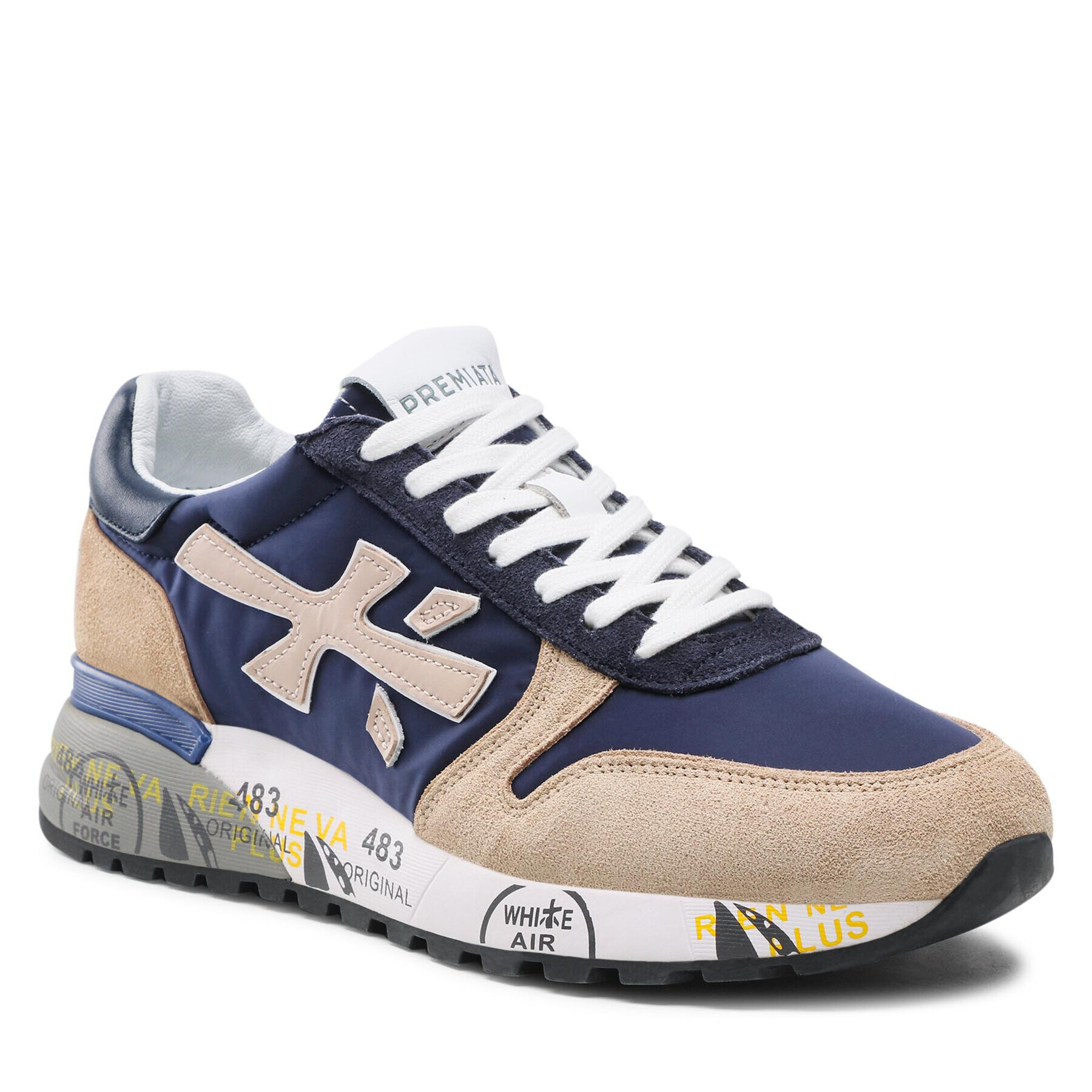 Premiata Сникърси Mick 5187 Тъмносин - Pepit.bg