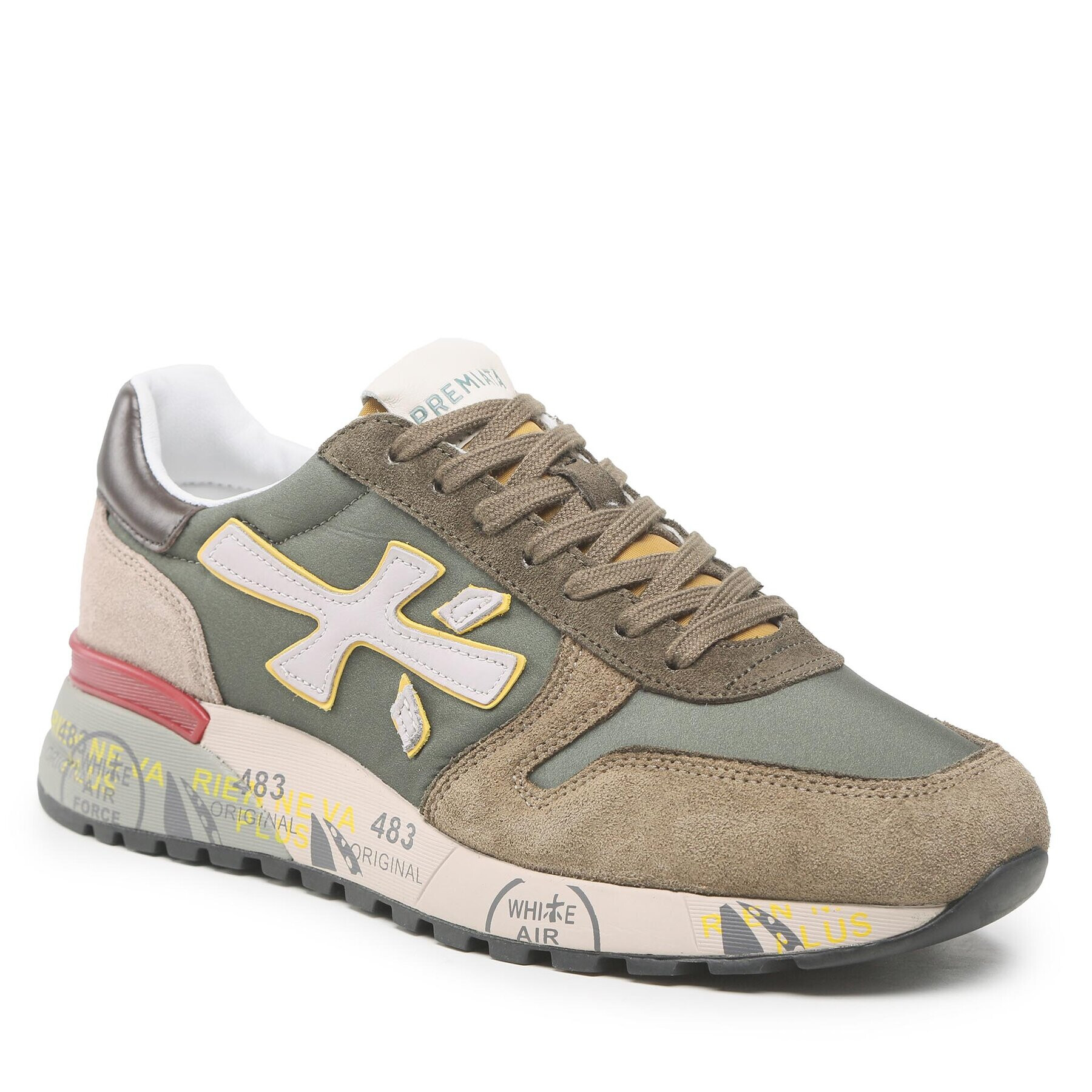 Premiata Сникърси Mick 6075 Каки - Pepit.bg