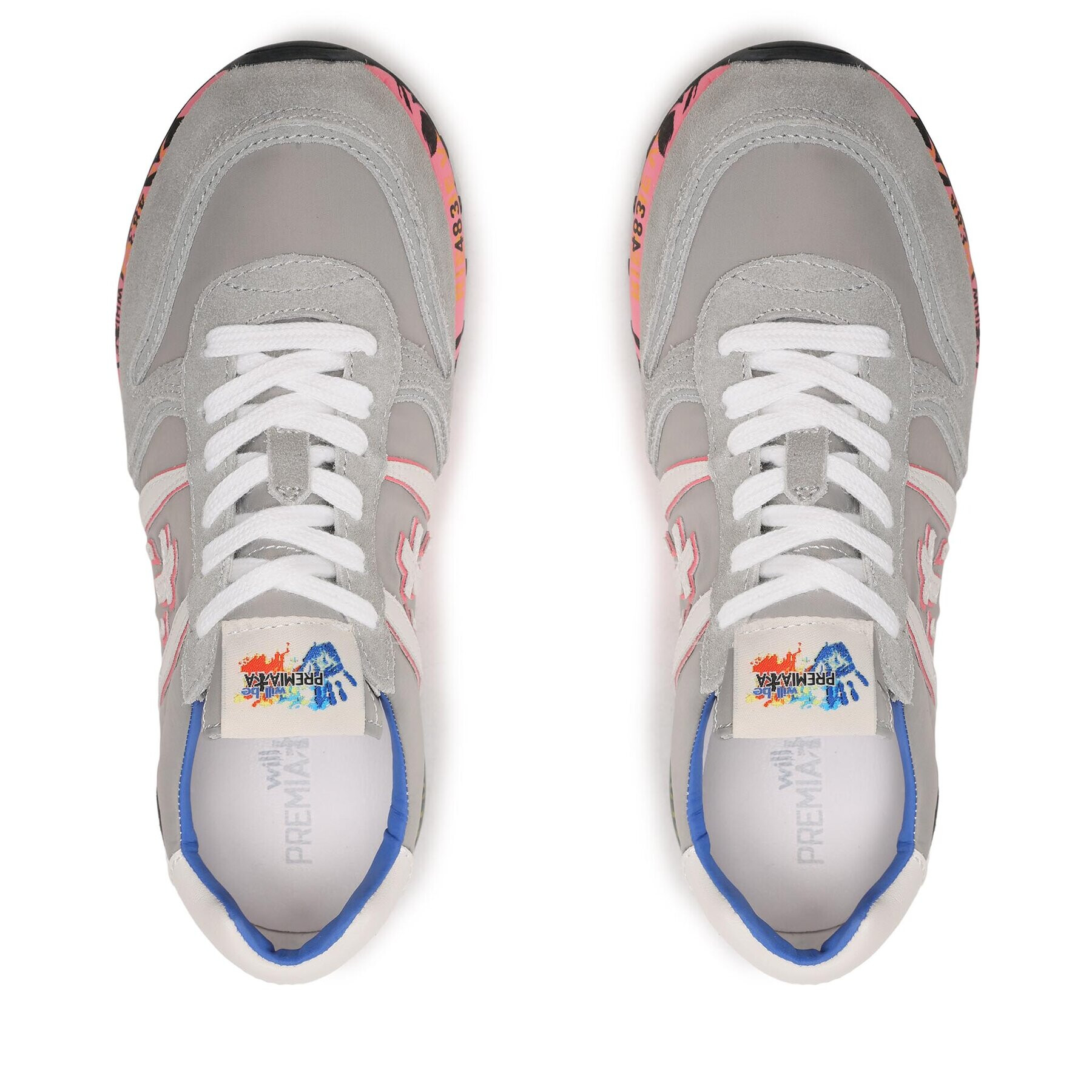Premiata Сникърси Sky 18039340 S Сив - Pepit.bg