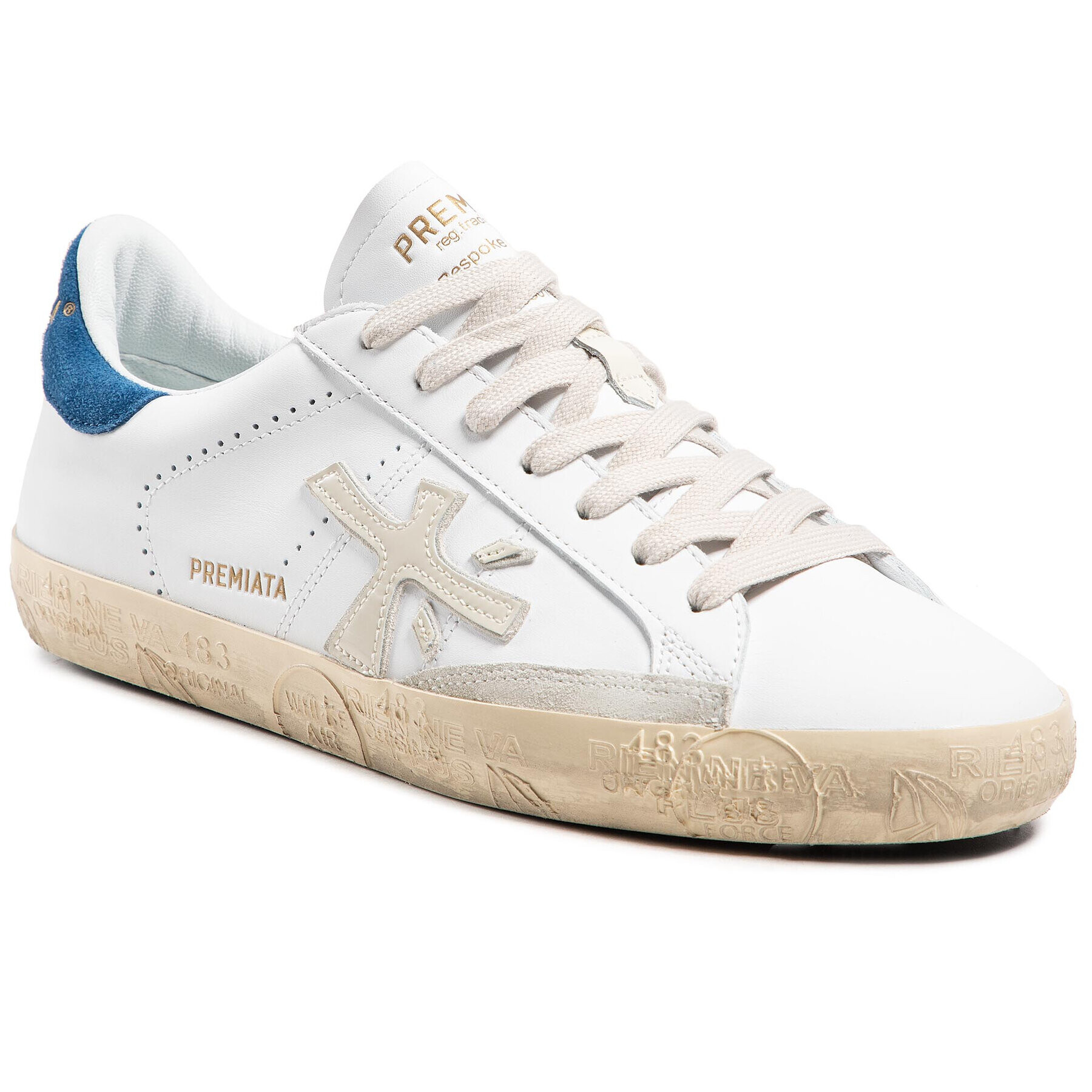 Premiata Сникърси Steven 5122 Бял - Pepit.bg