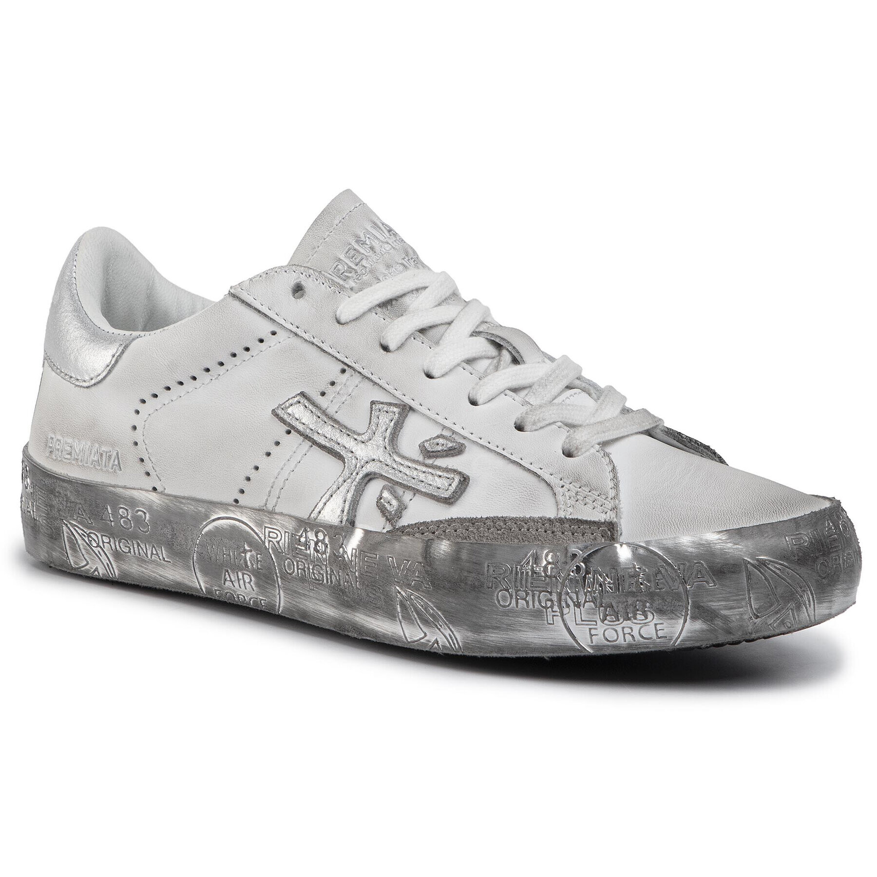 Premiata Сникърси Stevend 4316 Бял - Pepit.bg