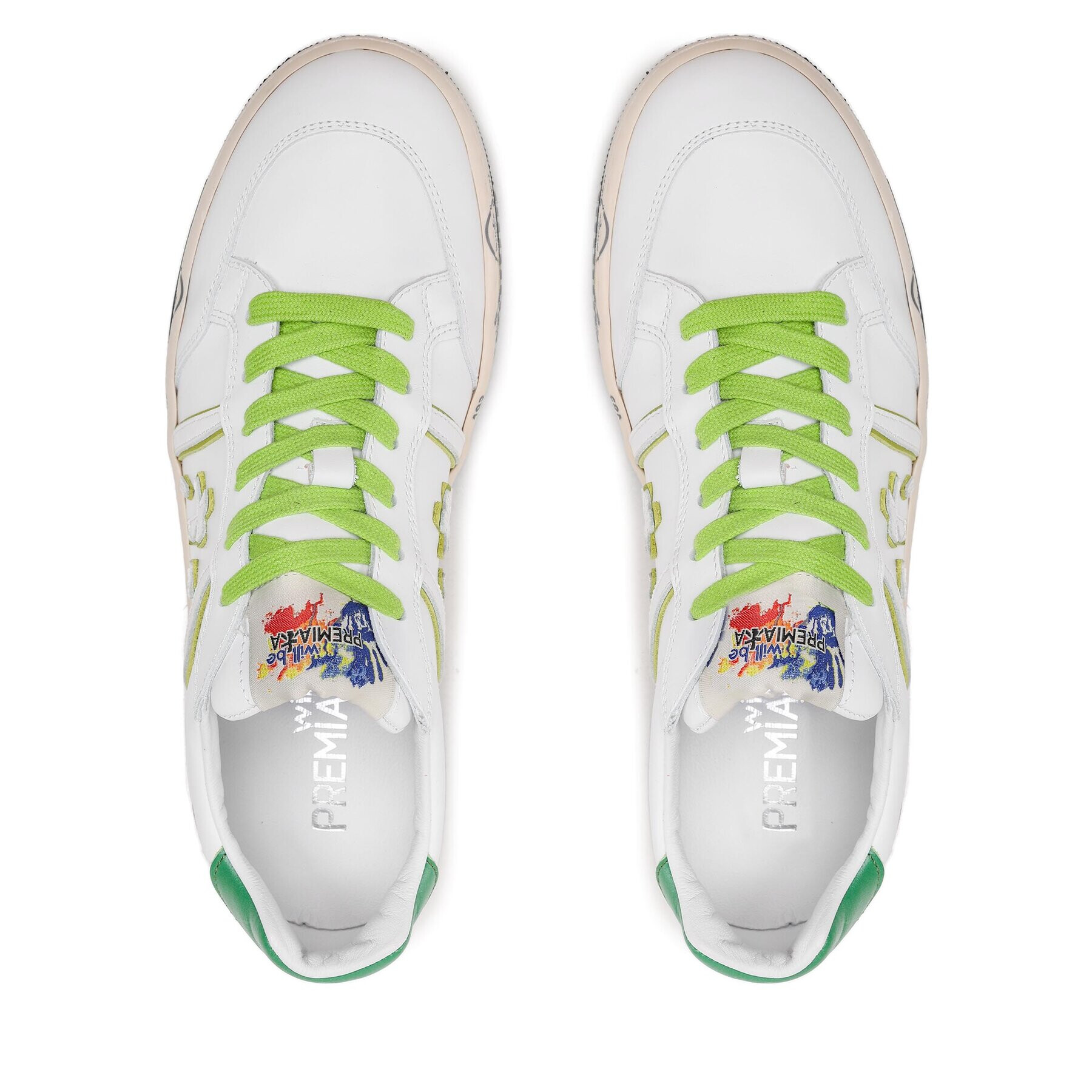 Premiata Сникърси Wally 18311853 S Бял - Pepit.bg