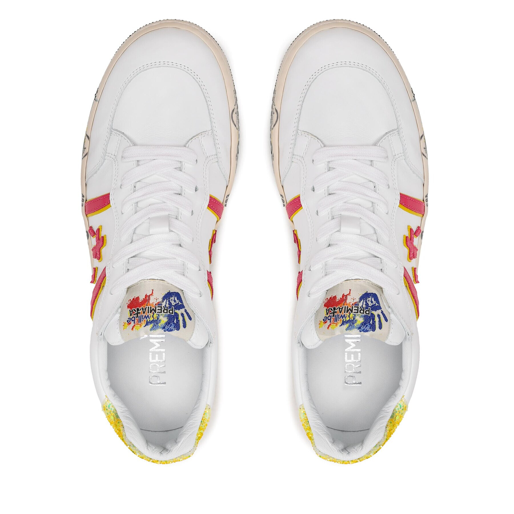 Premiata Сникърси Wally 18311859 S Бял - Pepit.bg