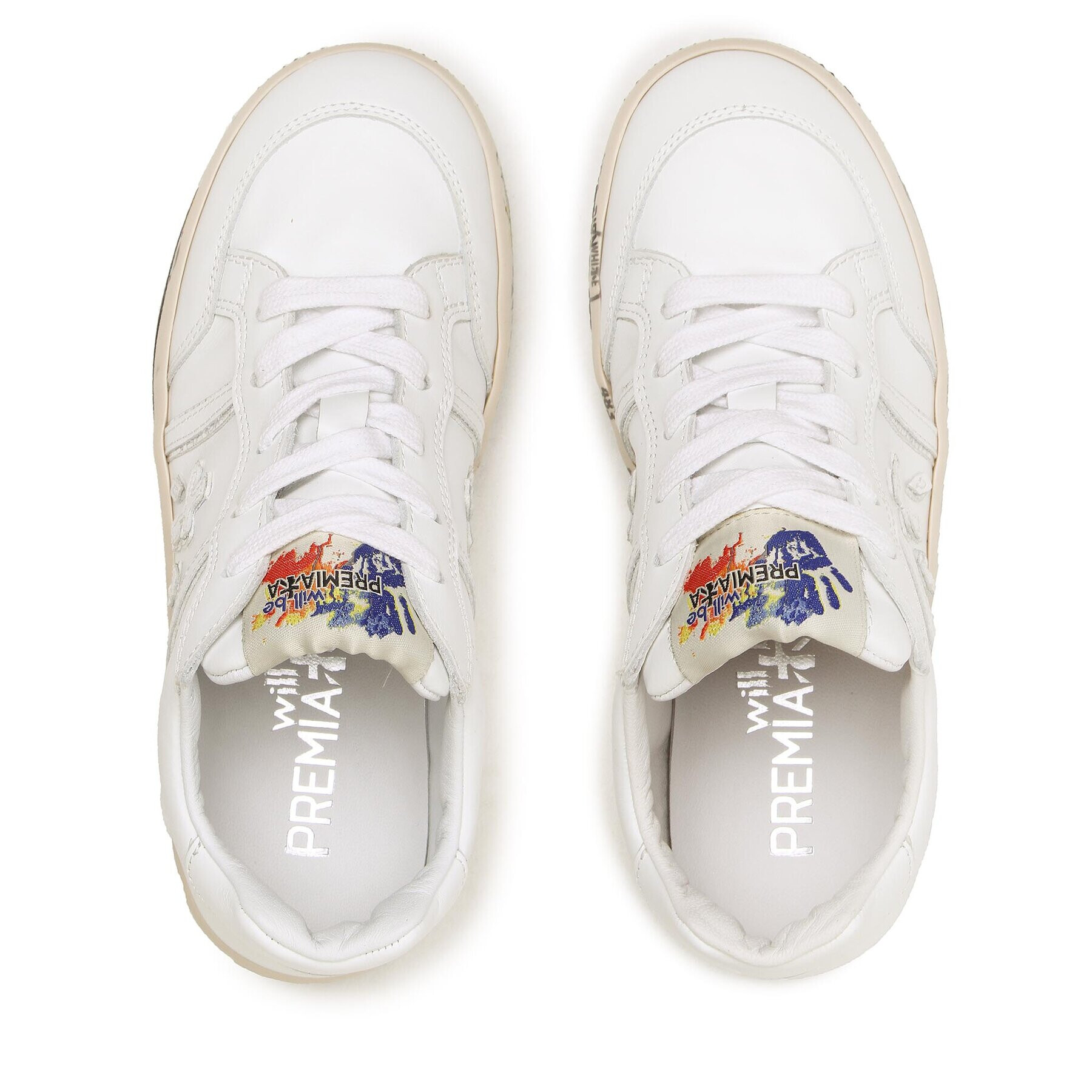 Premiata Сникърси Wally 18311862 M Бял - Pepit.bg