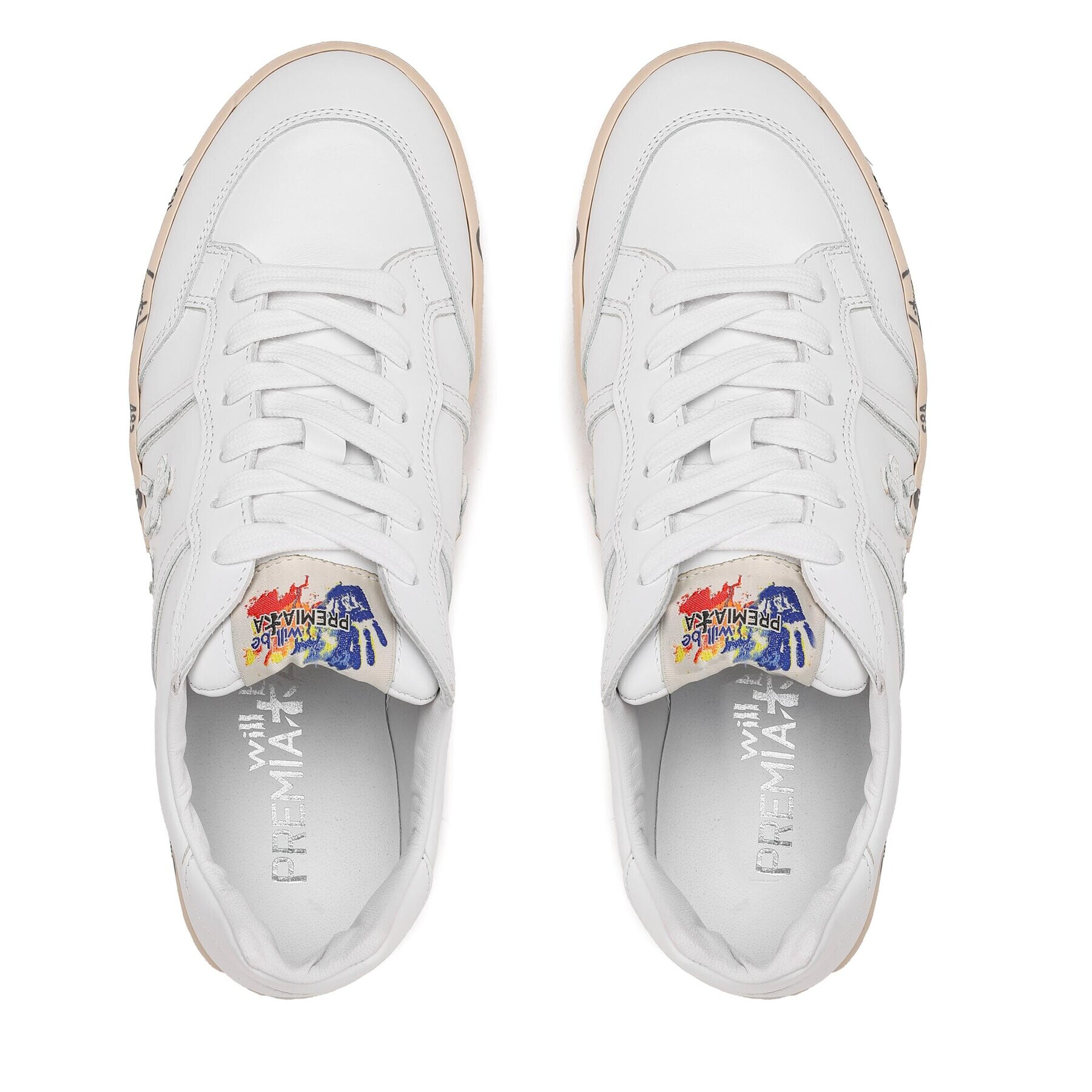 Premiata Сникърси Wally 18311862 S Бял - Pepit.bg