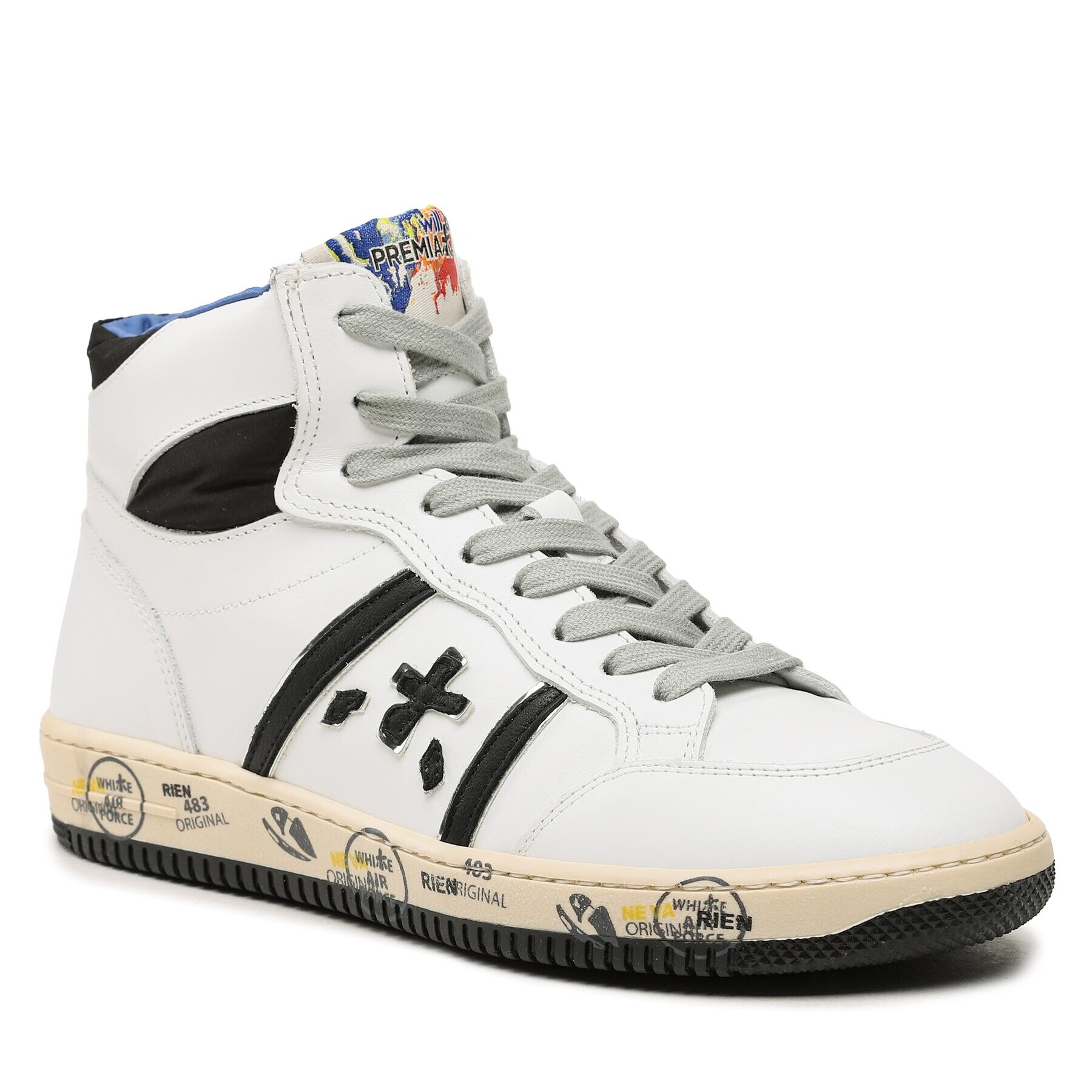 Premiata Сникърси Wally Hi 18321839 S Бял - Pepit.bg