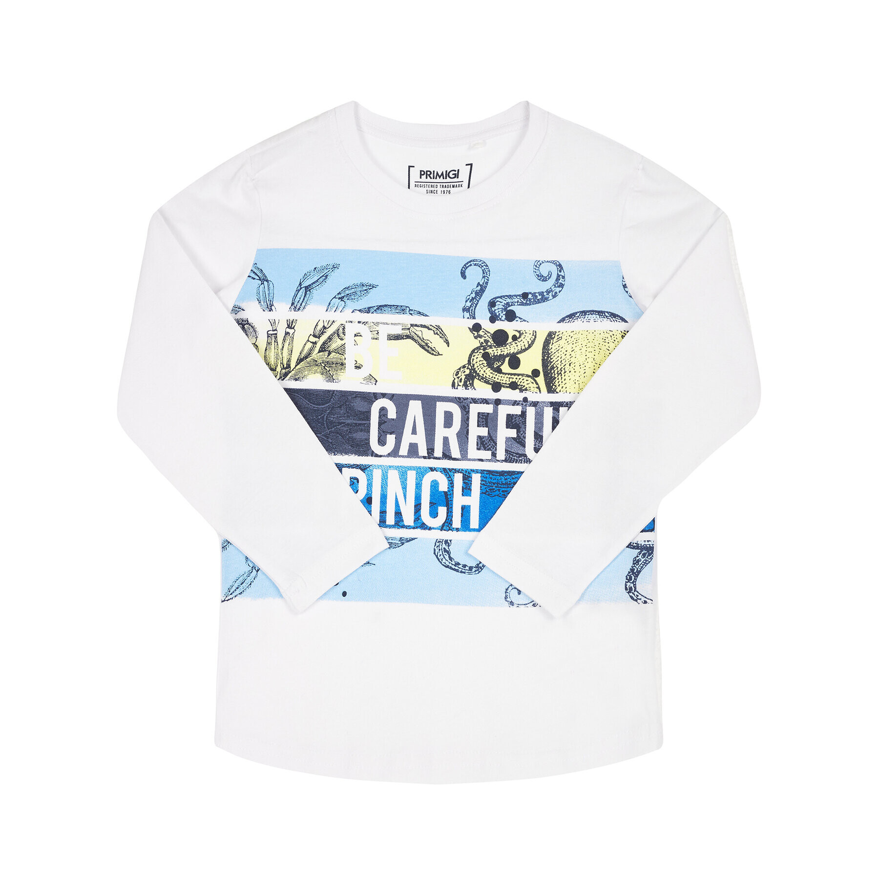 Primigi Блуза Bad Crab 45212004 Бял Regular Fit - Pepit.bg