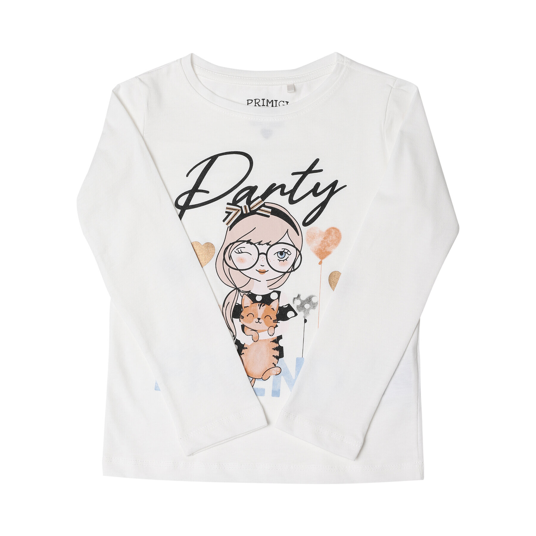 Primigi Блуза Feel Chic Today 45212505 Бял Regular Fit - Pepit.bg