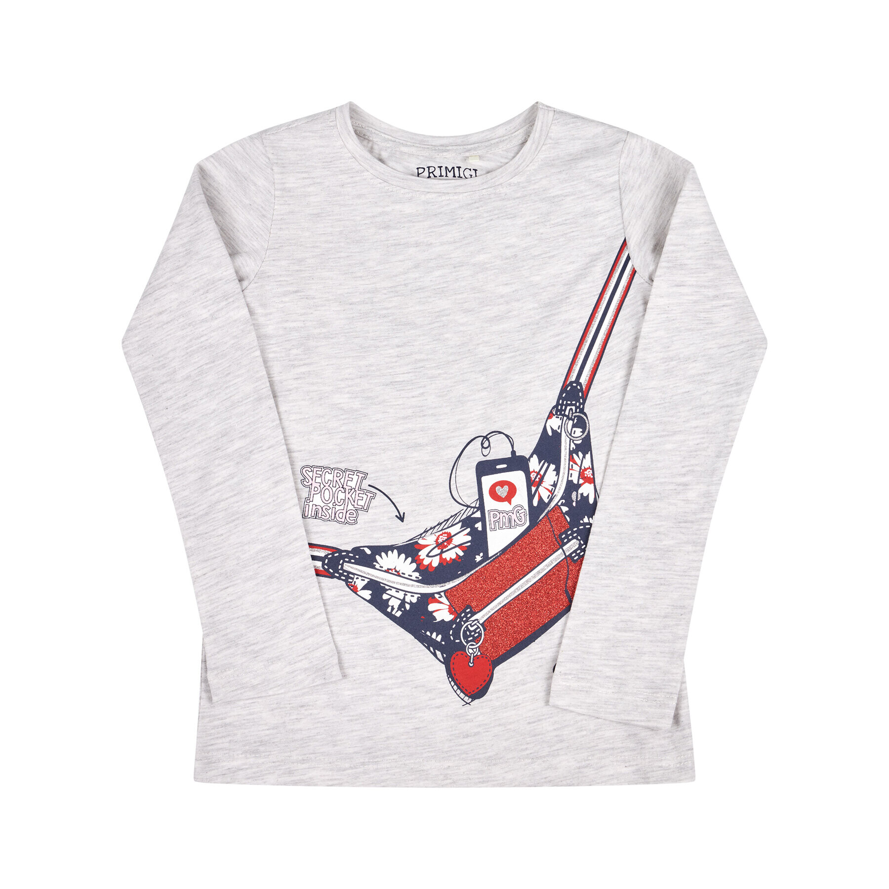 Primigi Блуза Happy Shopping 45212502 Сив Regular Fit - Pepit.bg