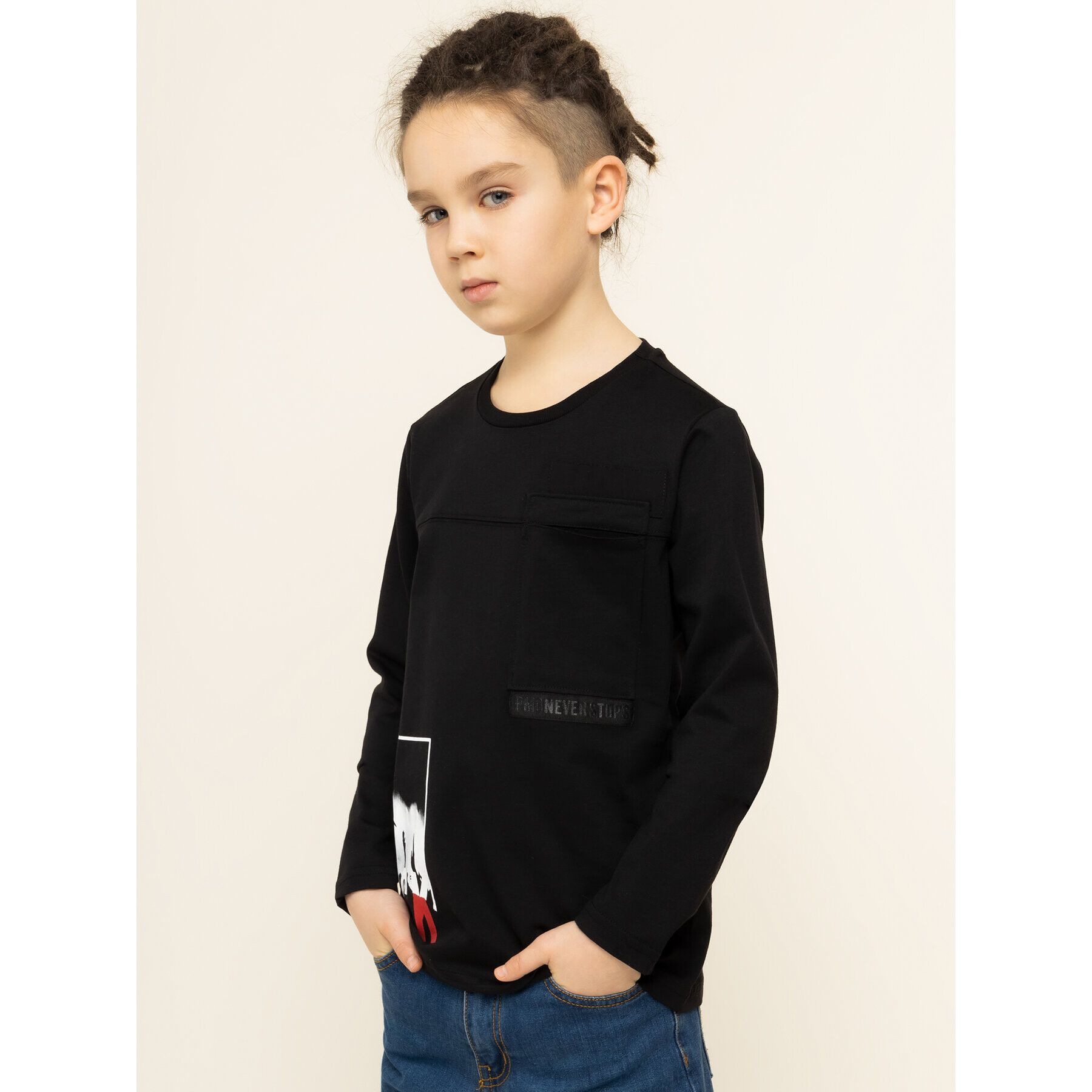 Primigi Блуза Into The Black 44213141 Черен Regular Fit - Pepit.bg