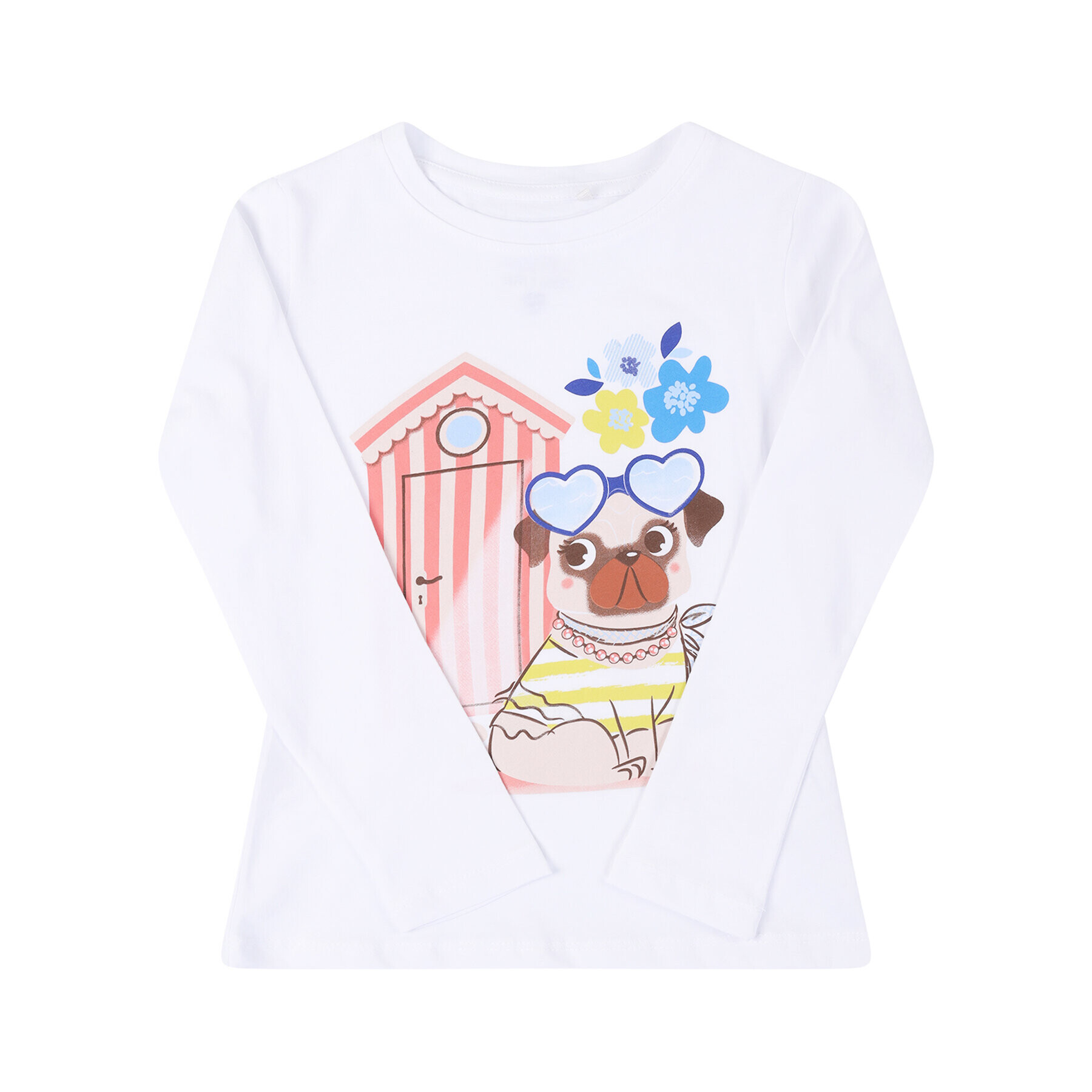 Primigi Блуза St Tropez Memories 45212503 Бял Regular Fit - Pepit.bg