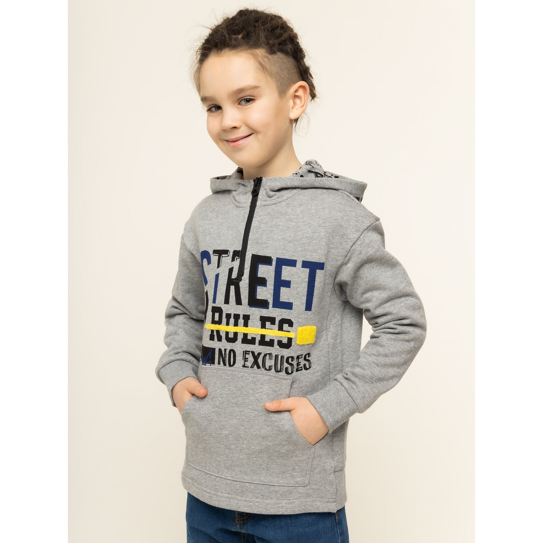 Primigi Суитшърт Back To Skate 44152031 Сив Regular Fit - Pepit.bg