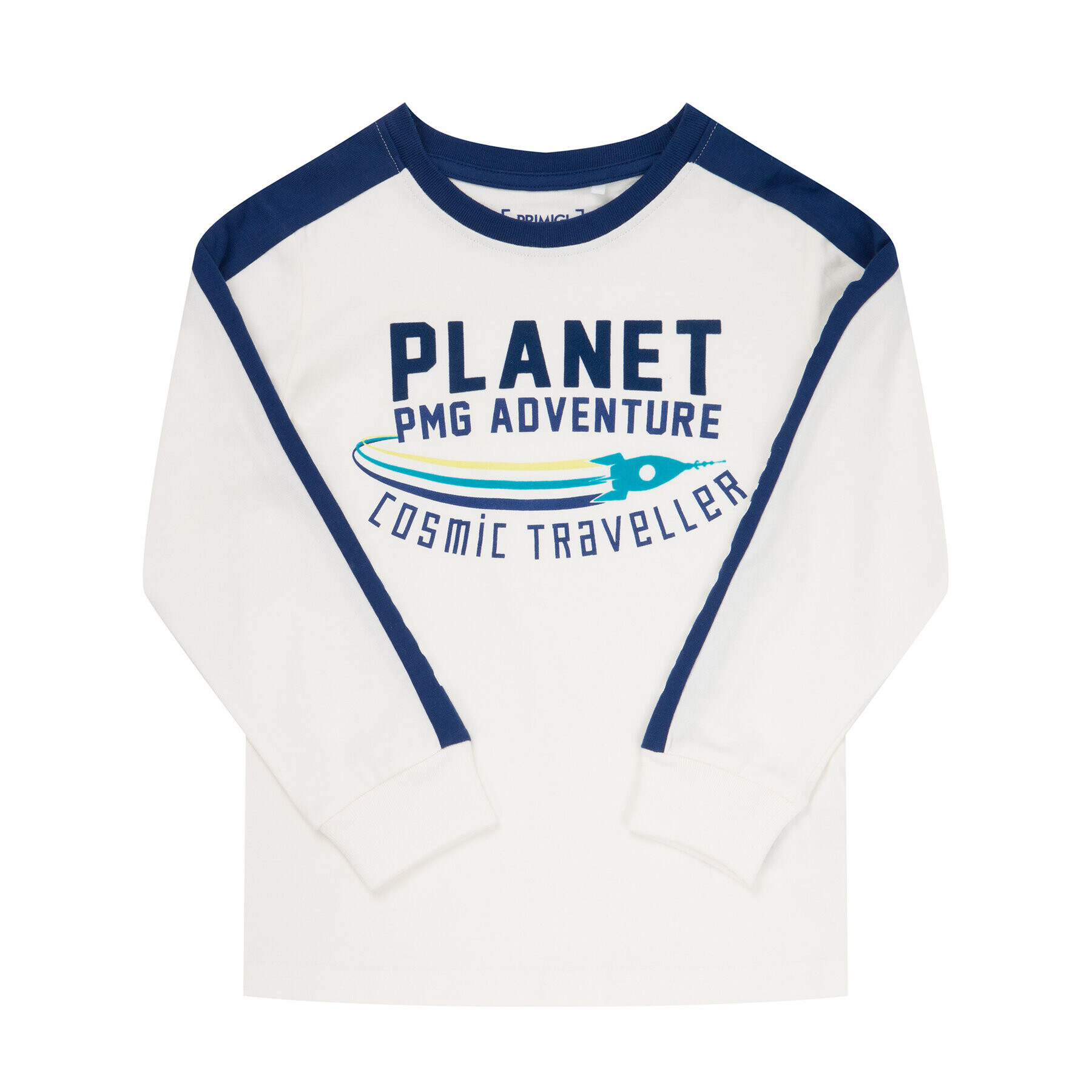Primigi Суитшърт Space Mission 44212091 Бял Regular Fit - Pepit.bg