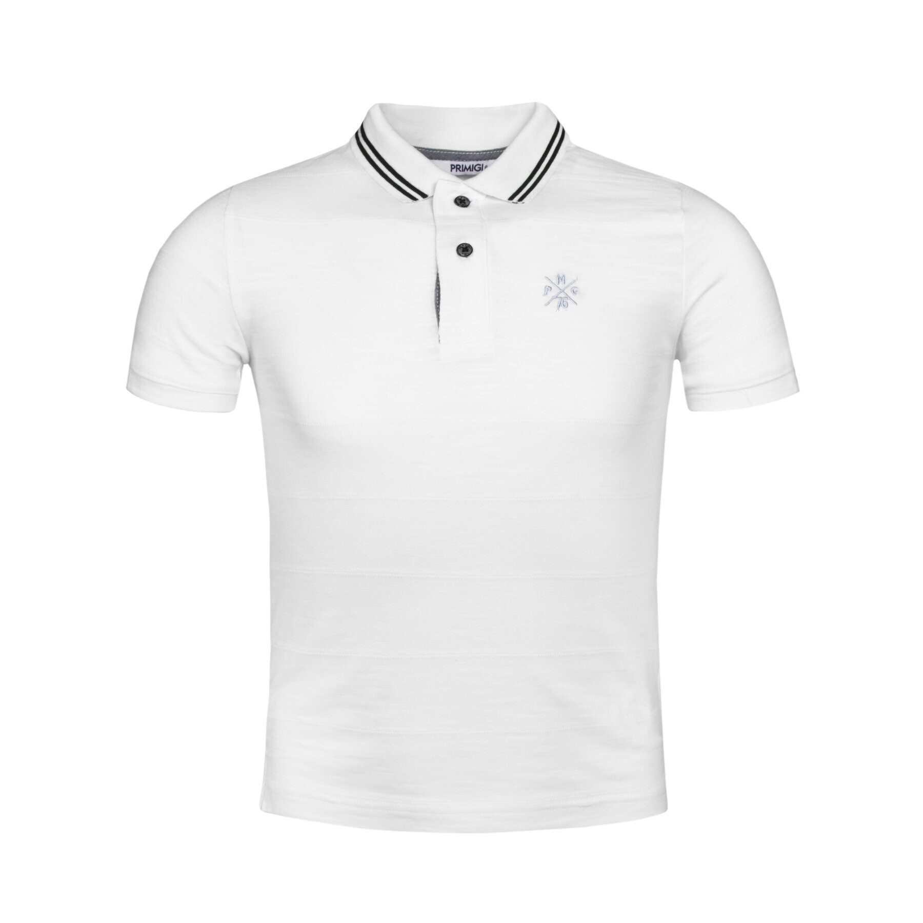 Primigi Тениска с яка и копчета 43222201 Бял Regular Fit - Pepit.bg