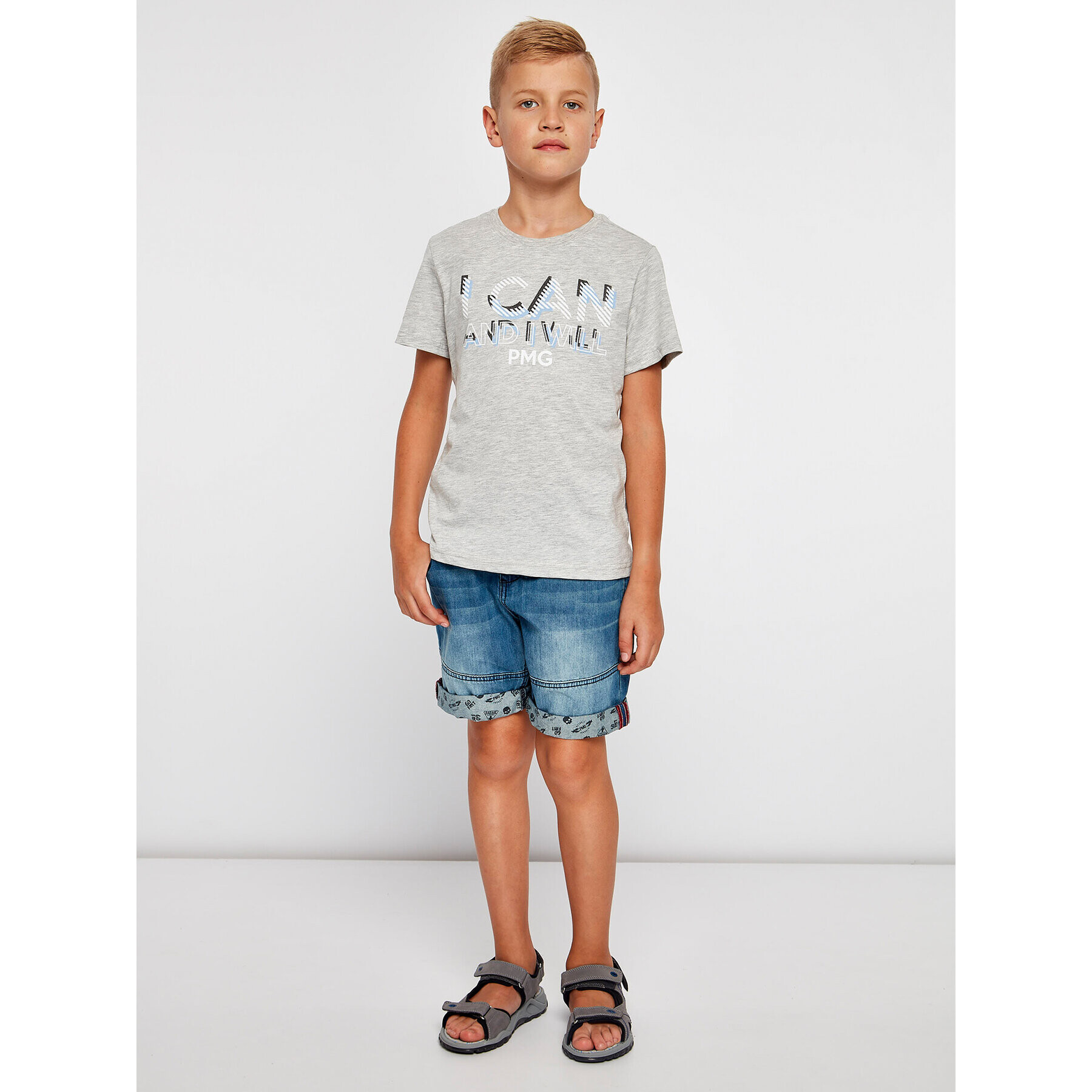 Primigi Тишърт 43222131 Сив Regular Fit - Pepit.bg