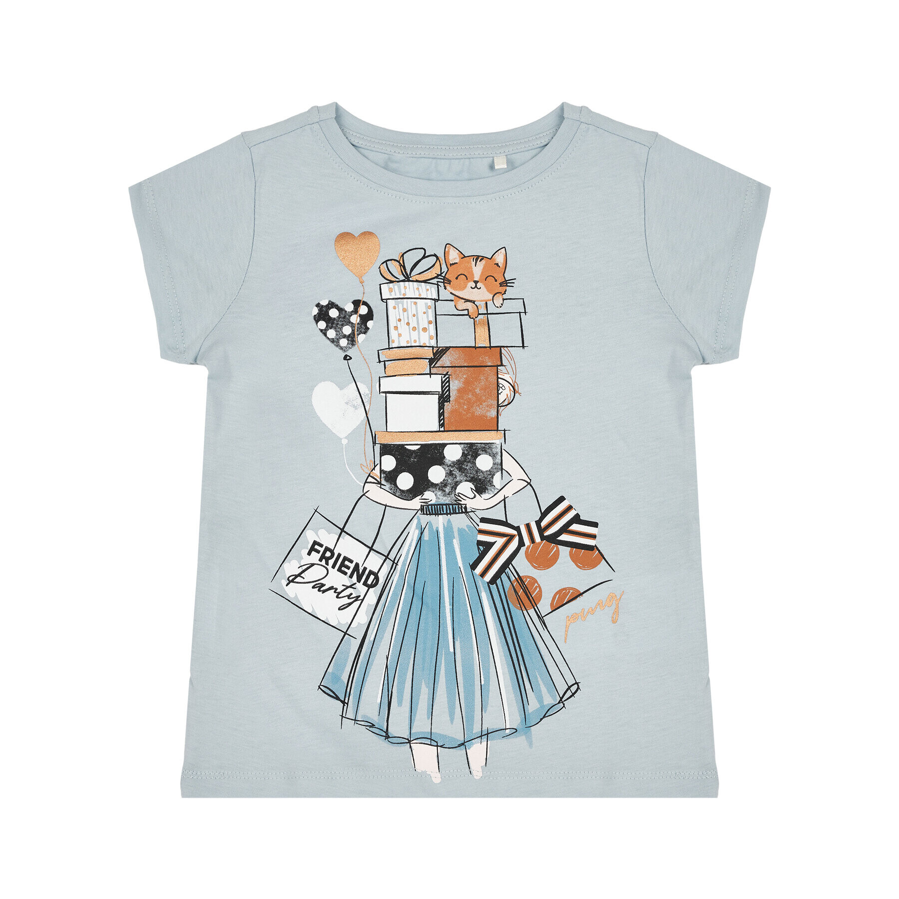 Primigi Тишърт Feel Chic Today 45222506 Син Regular Fit - Pepit.bg