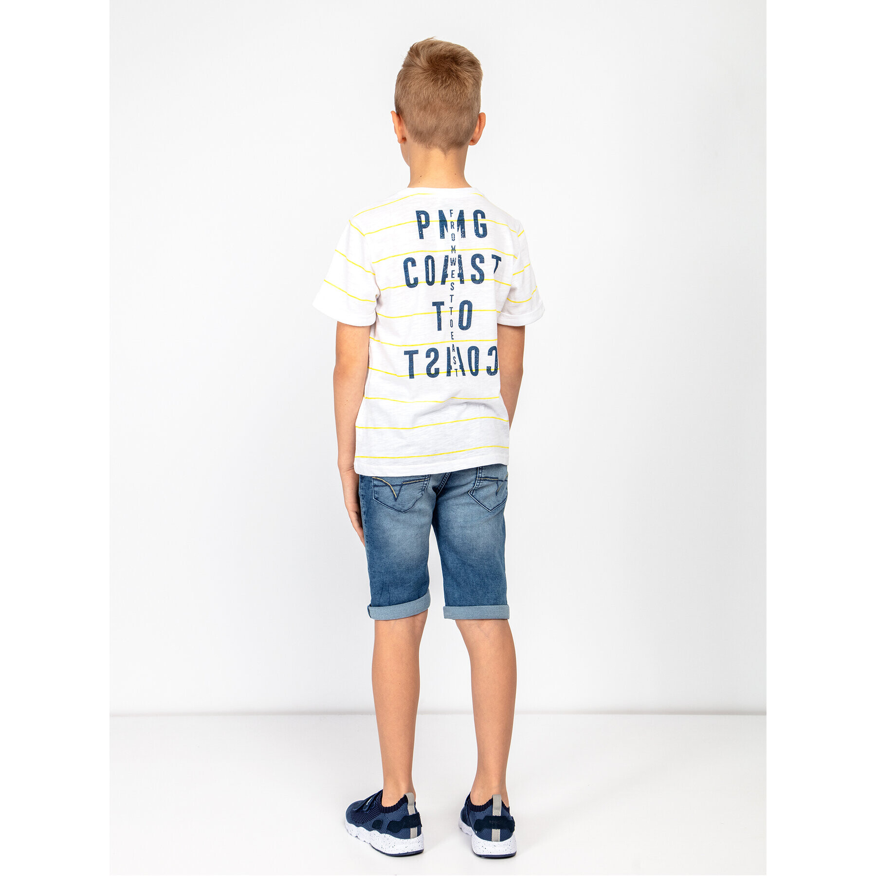 Primigi Тишърт Jersey 43222161 Бял Regular Fit - Pepit.bg