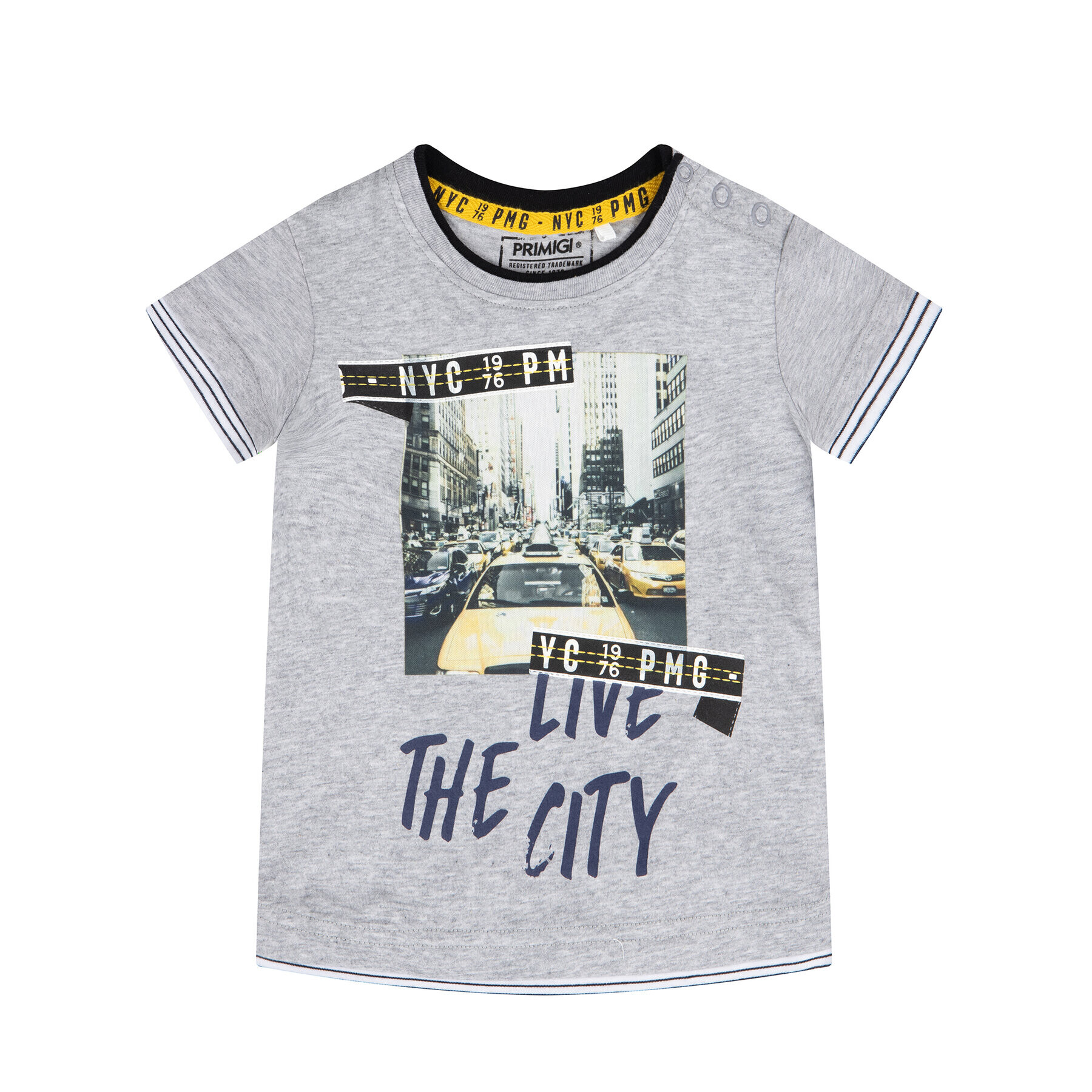 Primigi Тишърт Let’s Go Outside 43221001 Сив Regular Fit - Pepit.bg