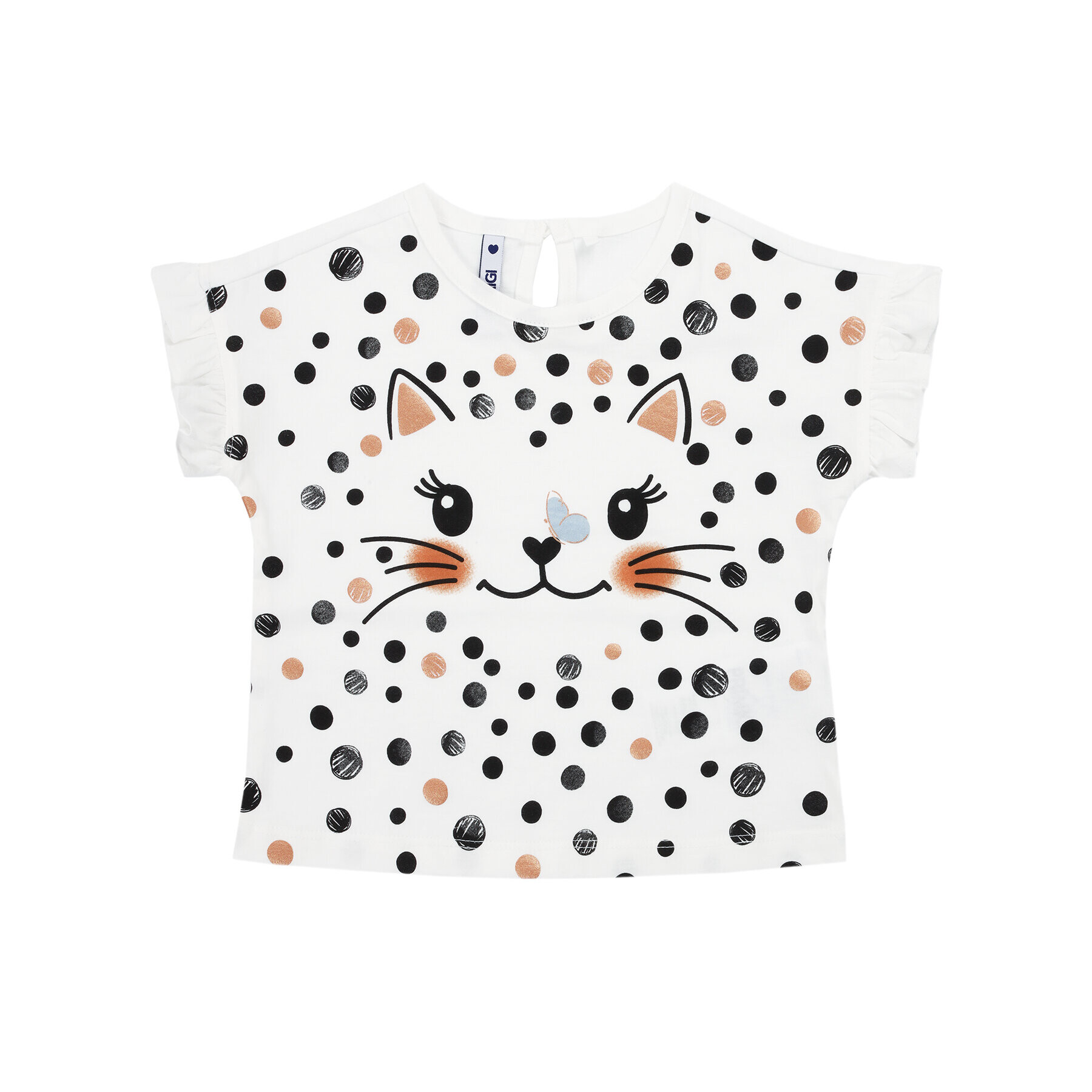 Primigi Тишърт Party Chic 45221561 Бял Regular Fit - Pepit.bg