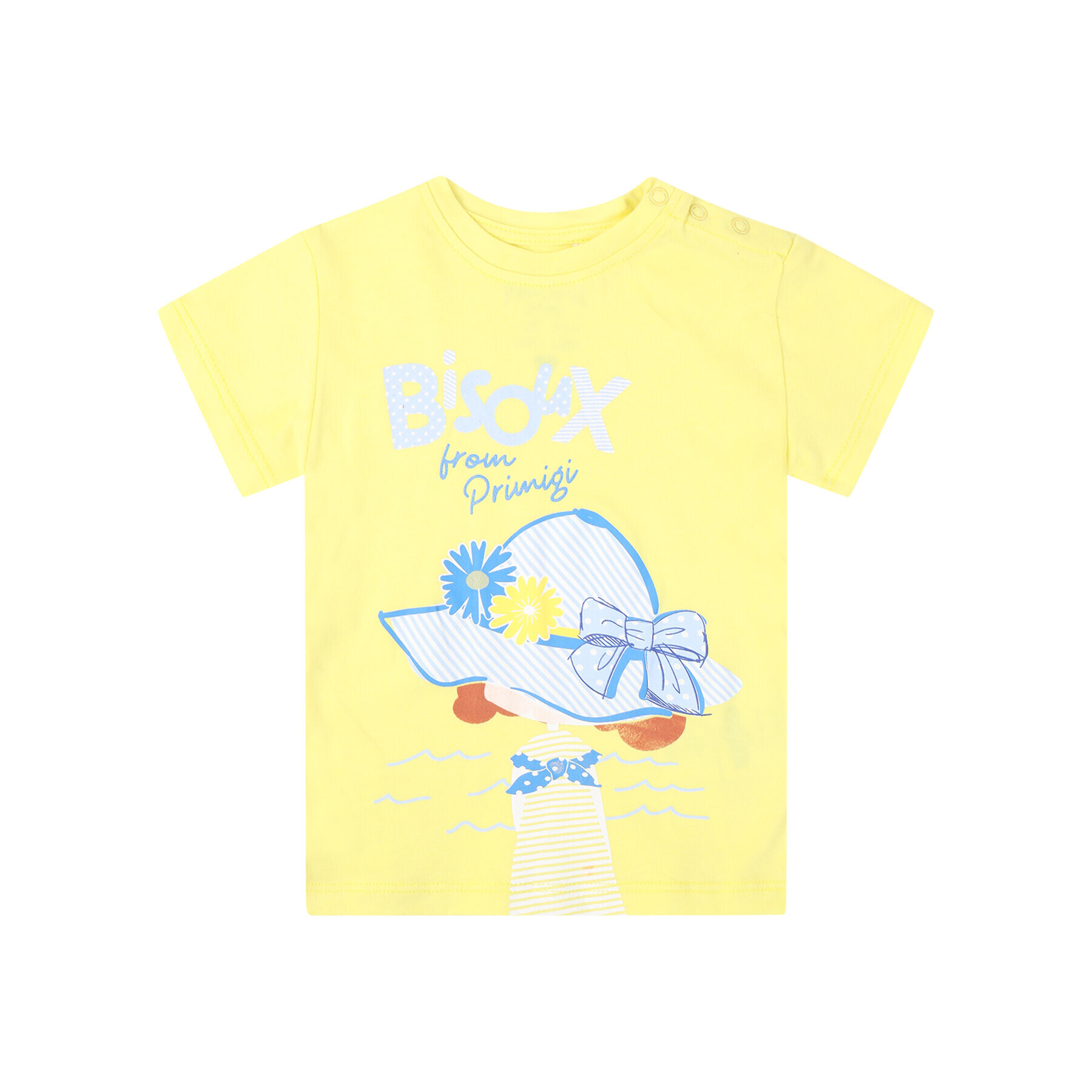 Primigi Тишърт St Tropez Bisous 45221504 Жълт Regular Fit - Pepit.bg