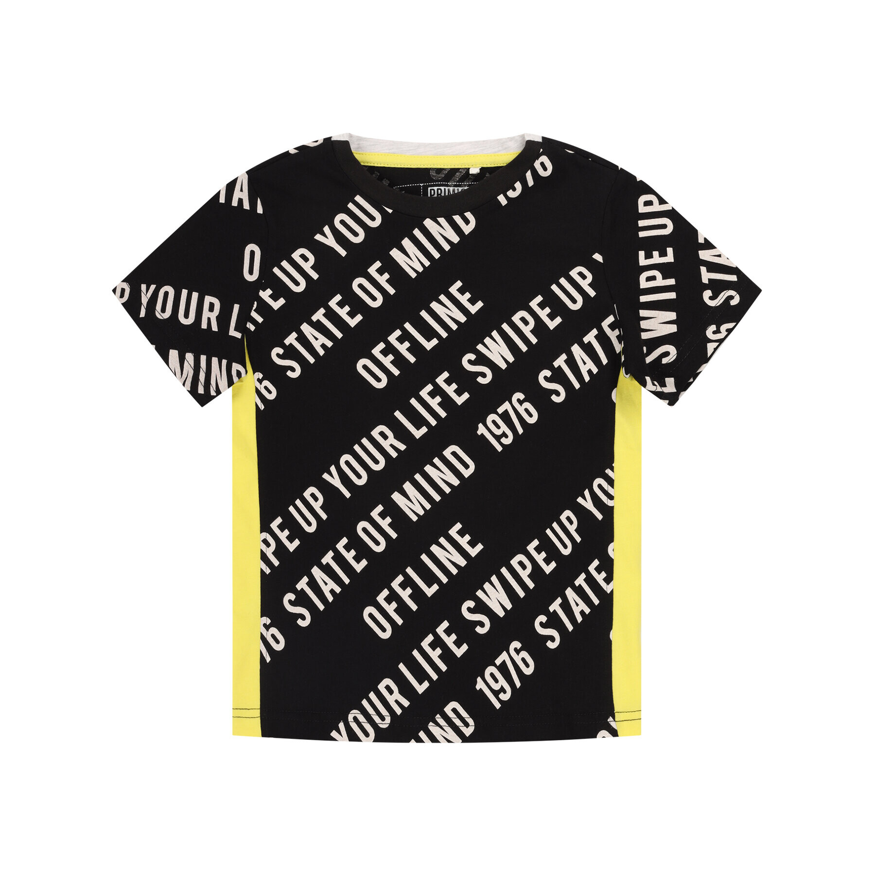 Primigi Тишърт State Of Mind 45223021 Черен Regular Fit - Pepit.bg