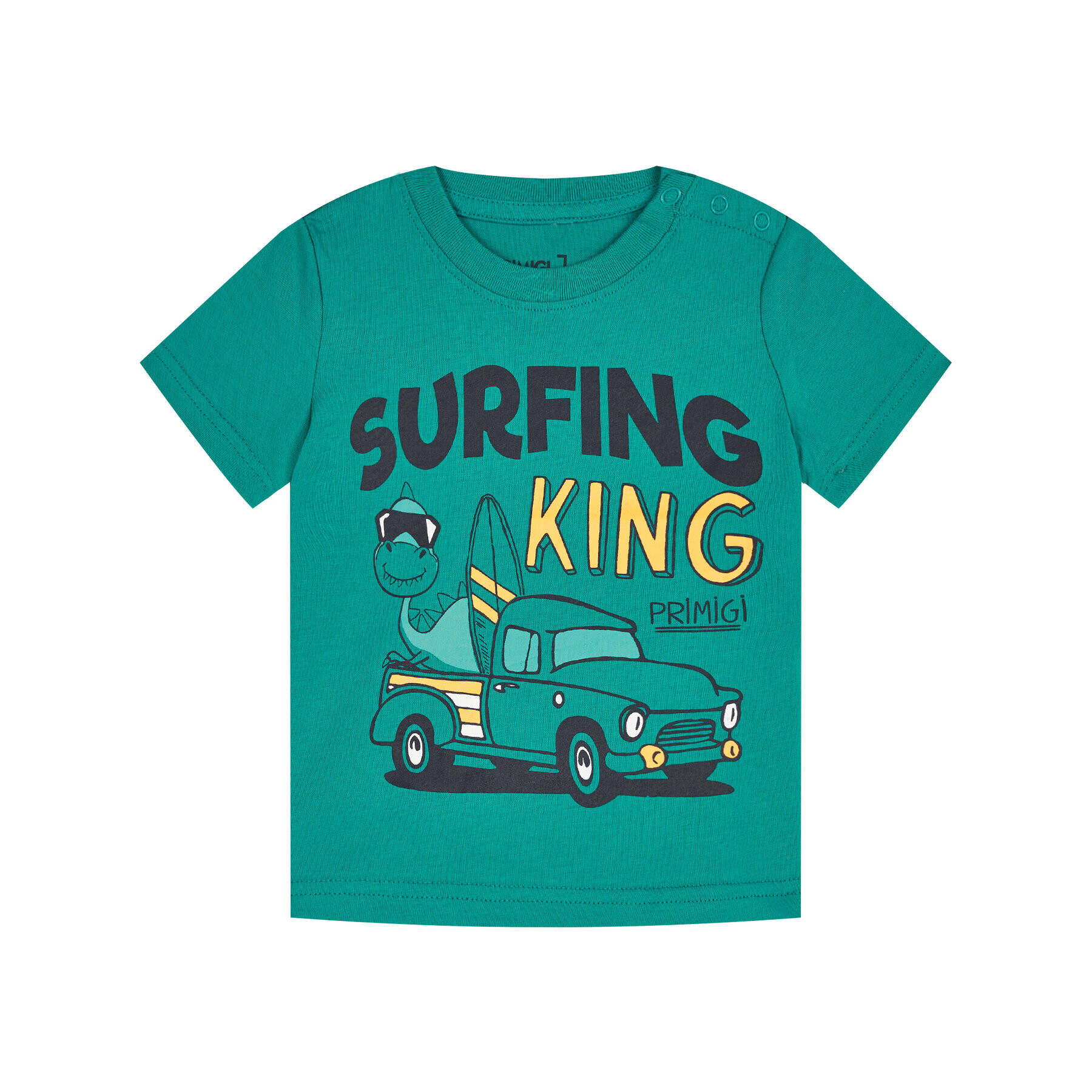 Primigi Тишърт Surfing King 45221011 Зелен Regular Fit - Pepit.bg