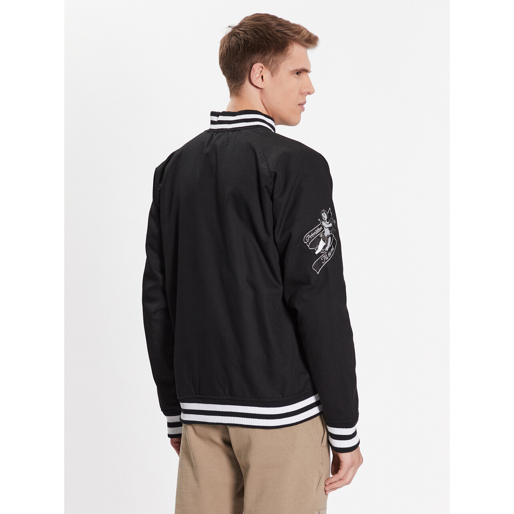 Primitive Яке бомбър Union Varsity PA123104 Черен Regular Fit - Pepit.bg