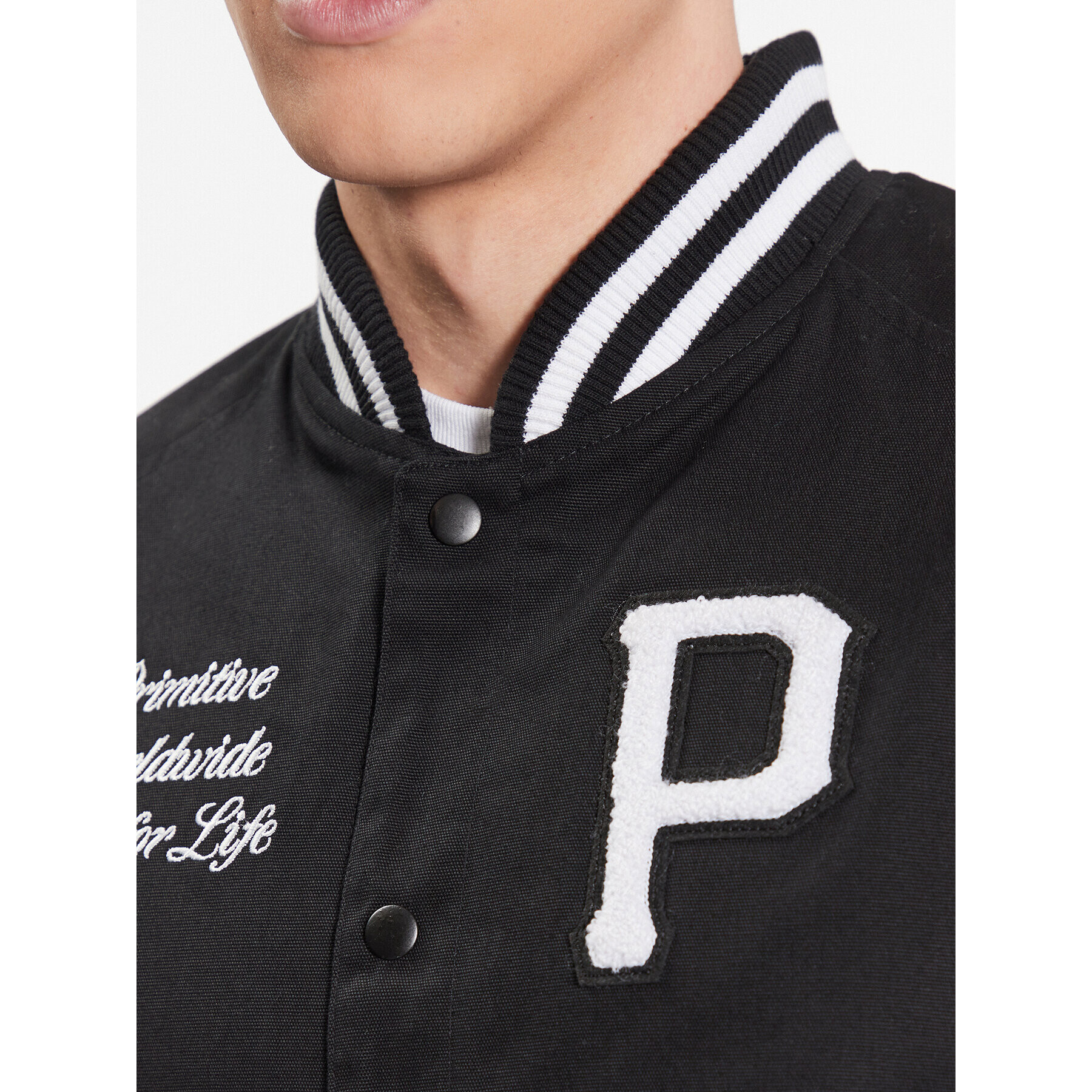 Primitive Яке бомбър Union Varsity PA123104 Черен Regular Fit - Pepit.bg