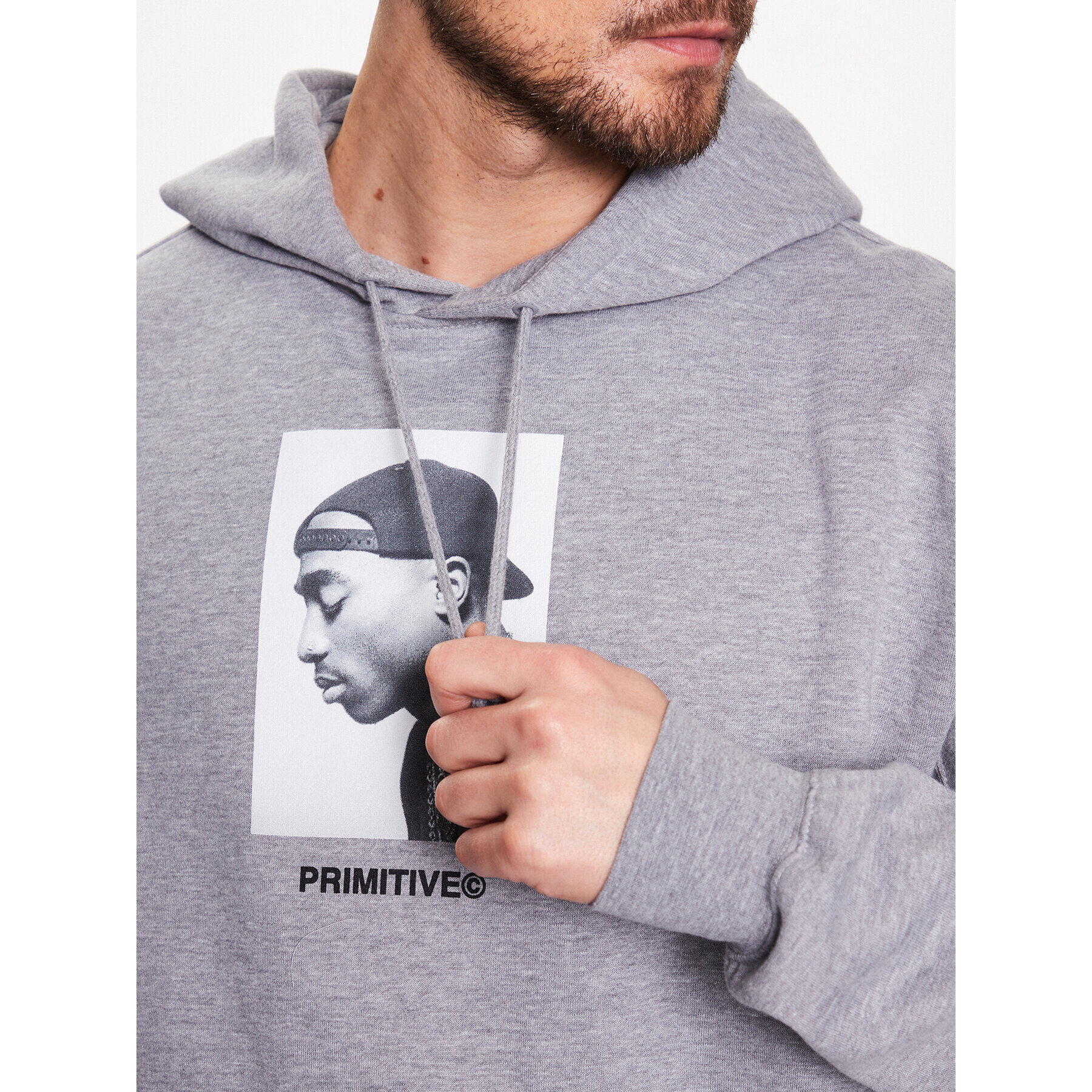 Primitive Суитшърт 2Pac P14392 Сив Regular Fit - Pepit.bg