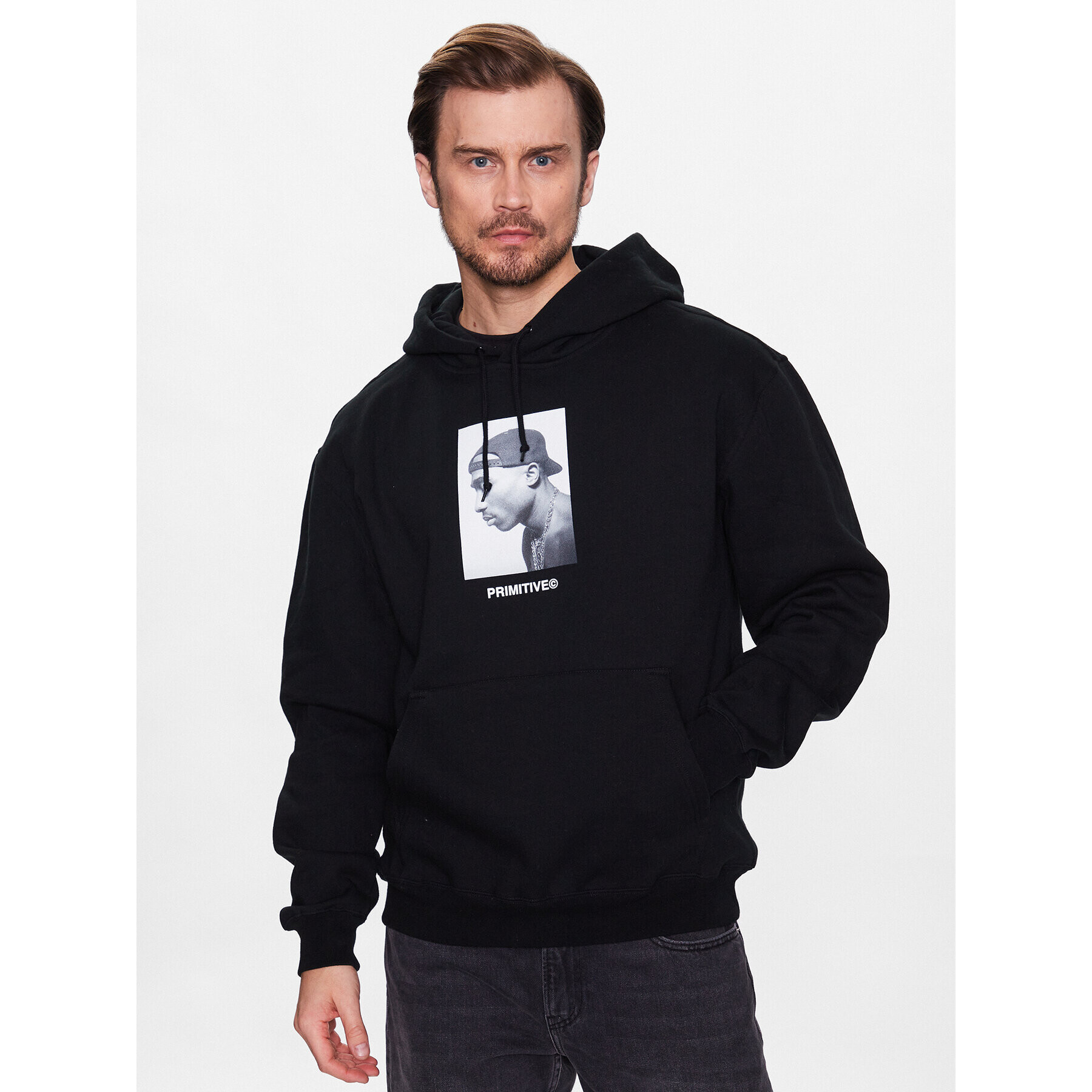 Primitive Суитшърт 2Pac P14393 Черен Regular Fit - Pepit.bg