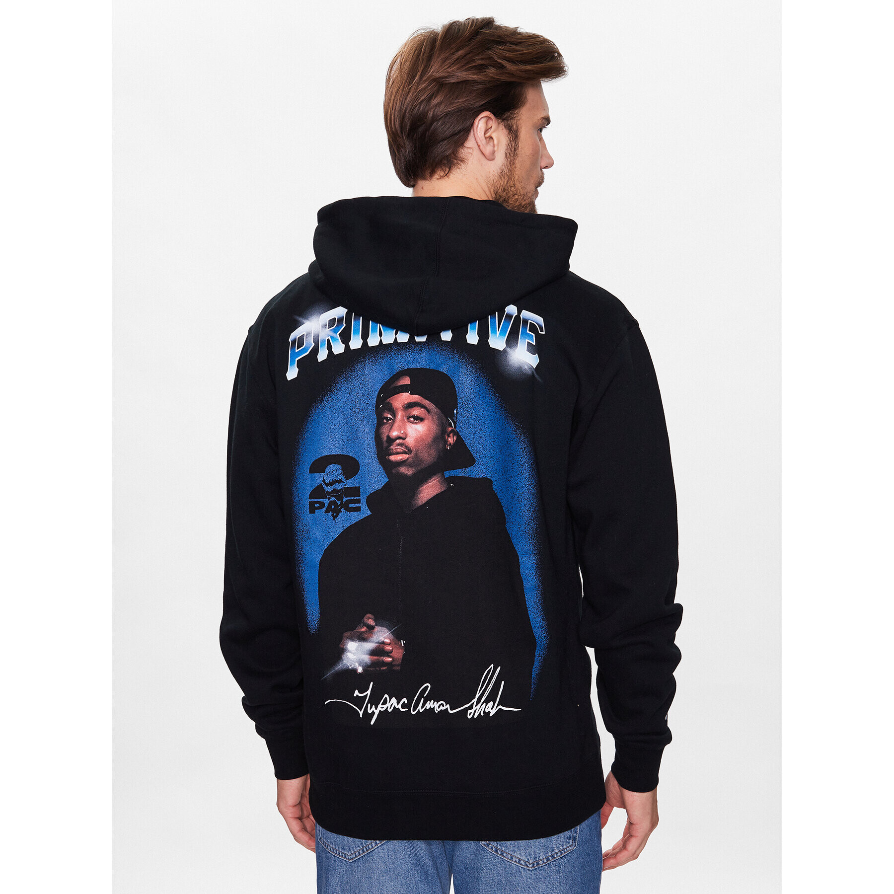 Primitive Суитшърт 2Pac P14395 Черен Regular Fit - Pepit.bg