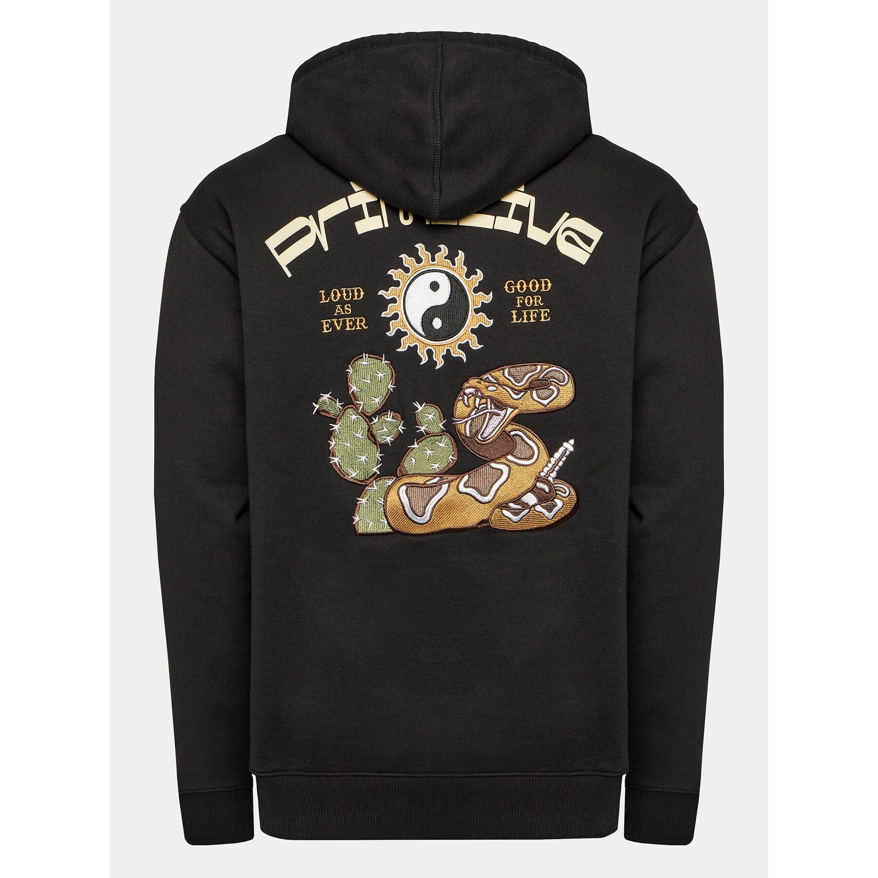 Primitive Суитшърт Badlands PA323241 Черен Regular Fit - Pepit.bg