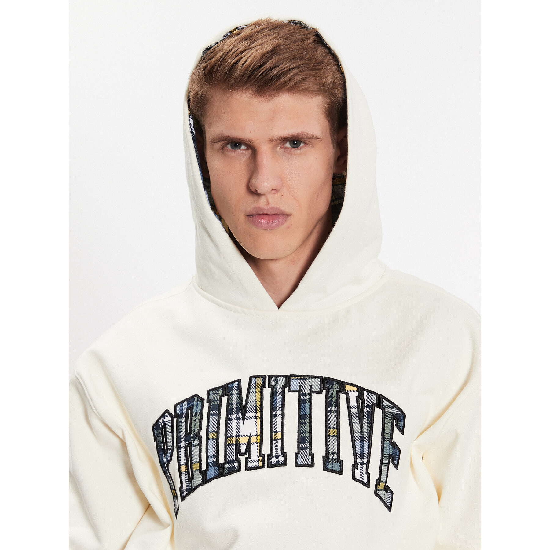 Primitive Суитшърт Campus PA123201 Екрю Regular Fit - Pepit.bg