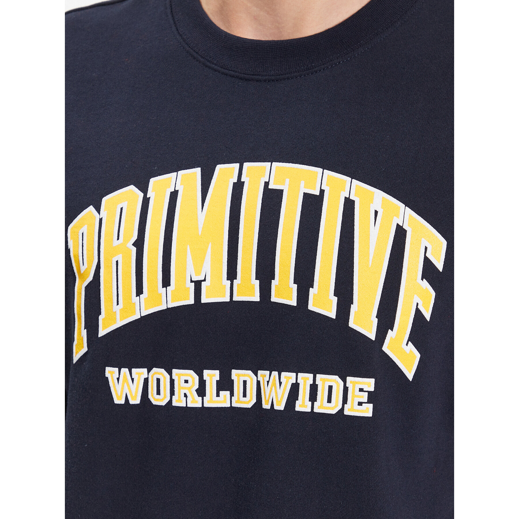 Primitive Суитшърт Collegiate Worldwide PAPSP2315 Тъмносин Regular Fit - Pepit.bg