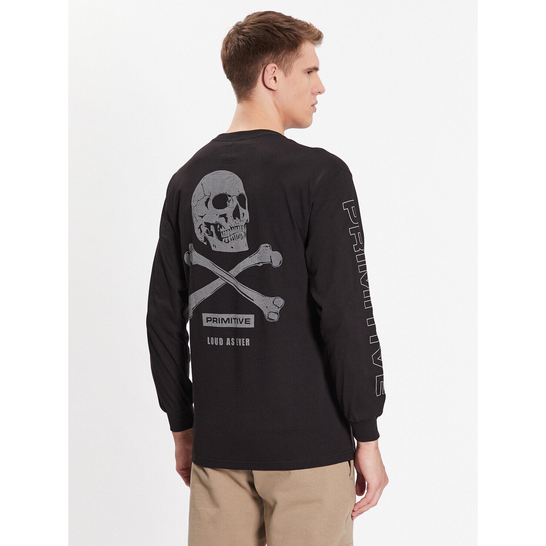 Primitive Тениска с дълъг ръкав Alert PAPSP2314 Черен Regular Fit - Pepit.bg