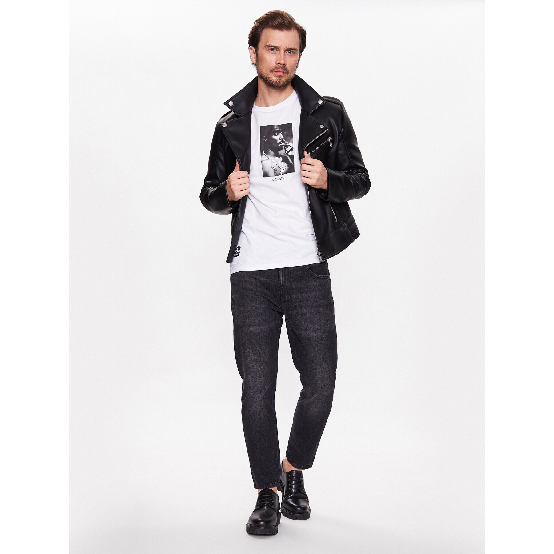 Primitive Тишърт 2Pac P14377 Бял Regular Fit - Pepit.bg