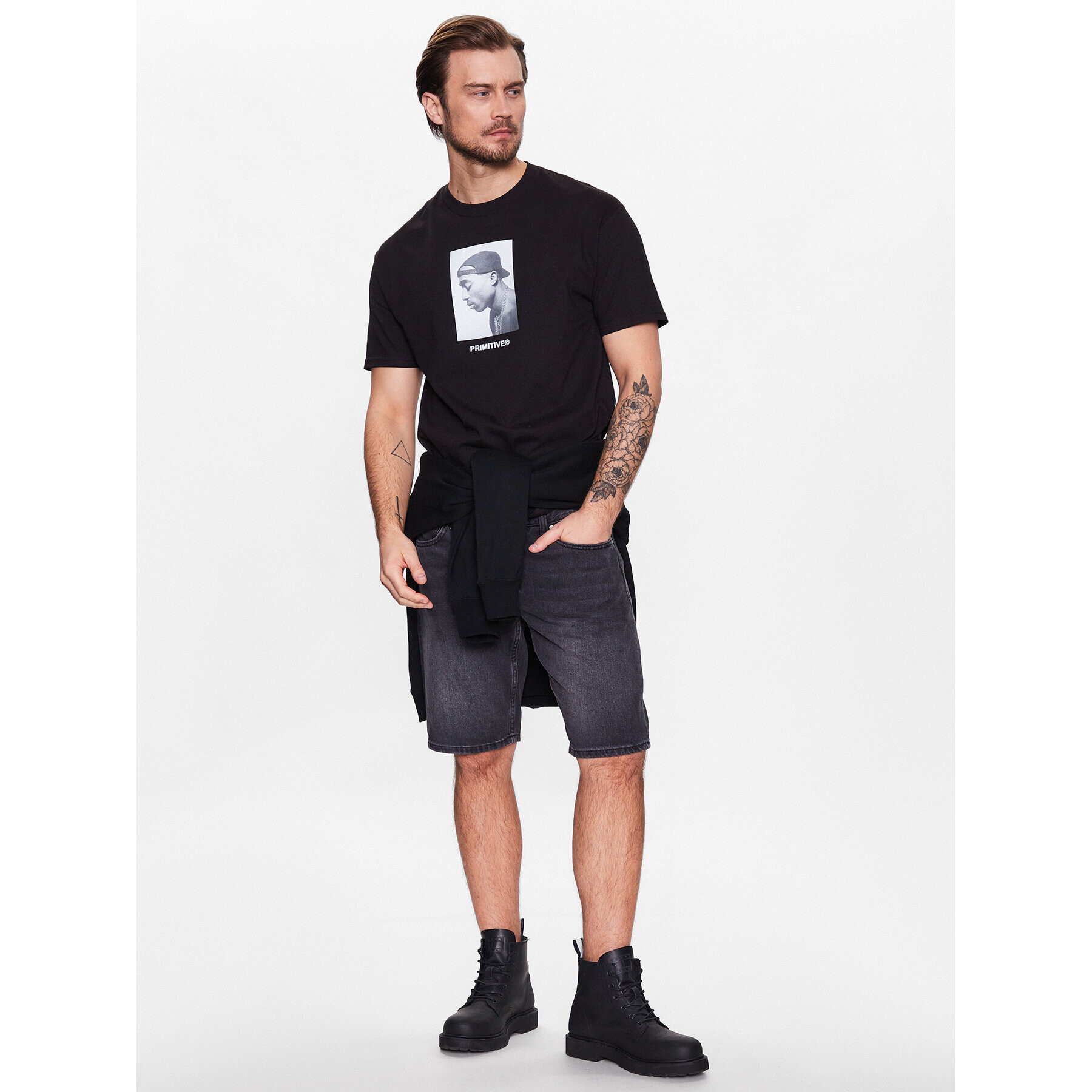 Primitive Тишърт 2Pac P14380 Черен Regular Fit - Pepit.bg