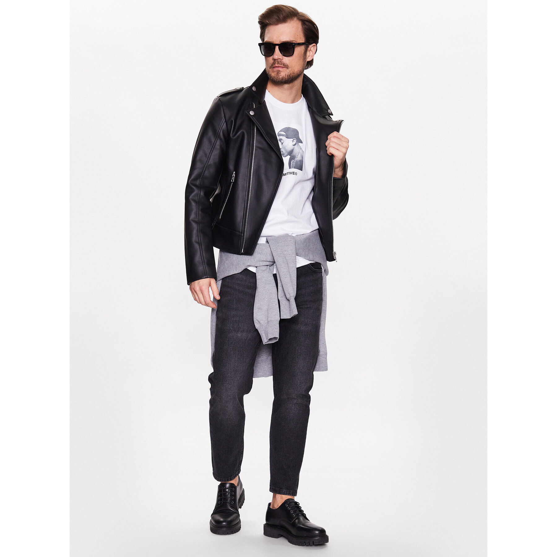 Primitive Тишърт 2Pac P14382 Бял Regular Fit - Pepit.bg